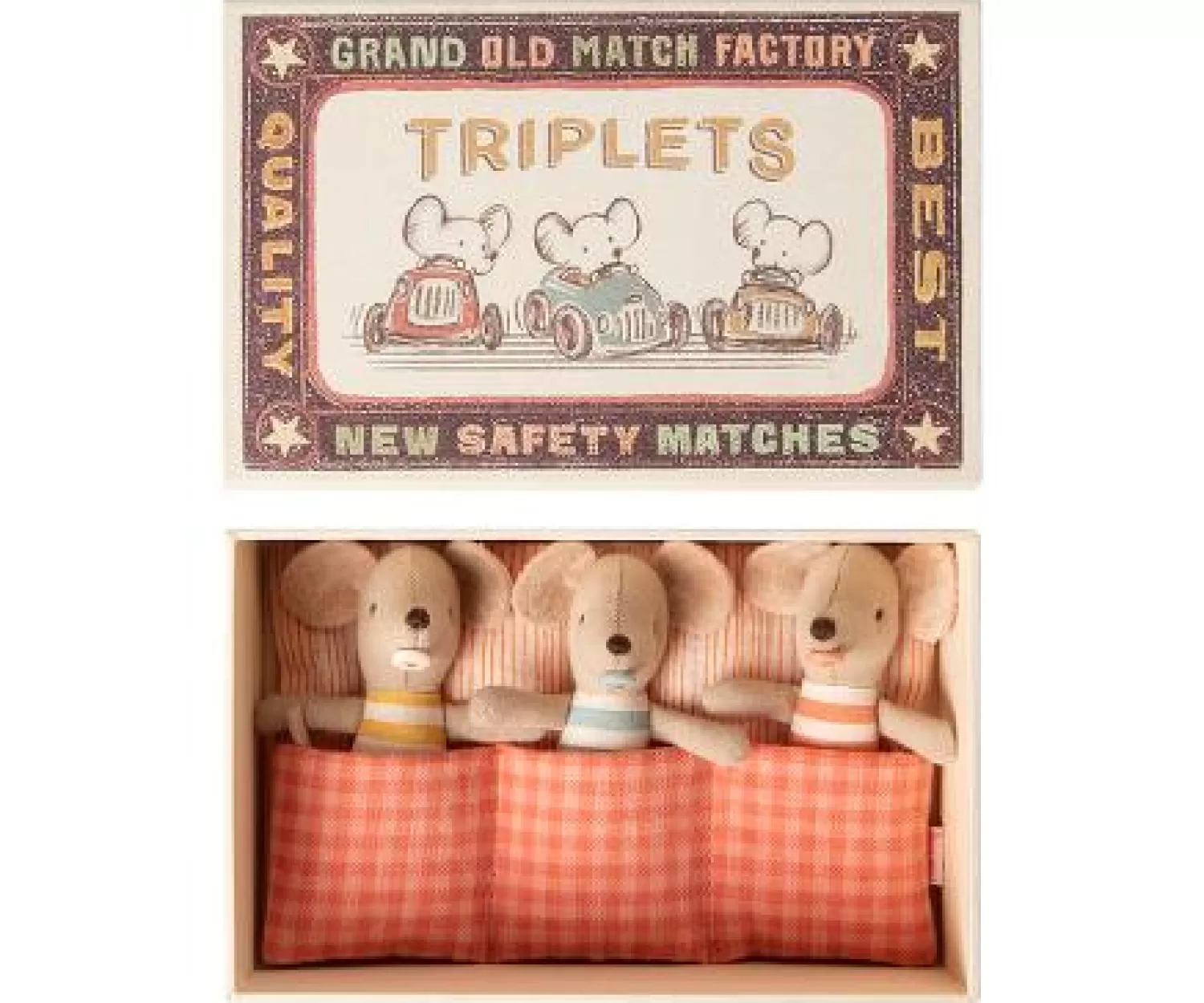 Maileg Baby Mice Triplets In Matchbox Cheap