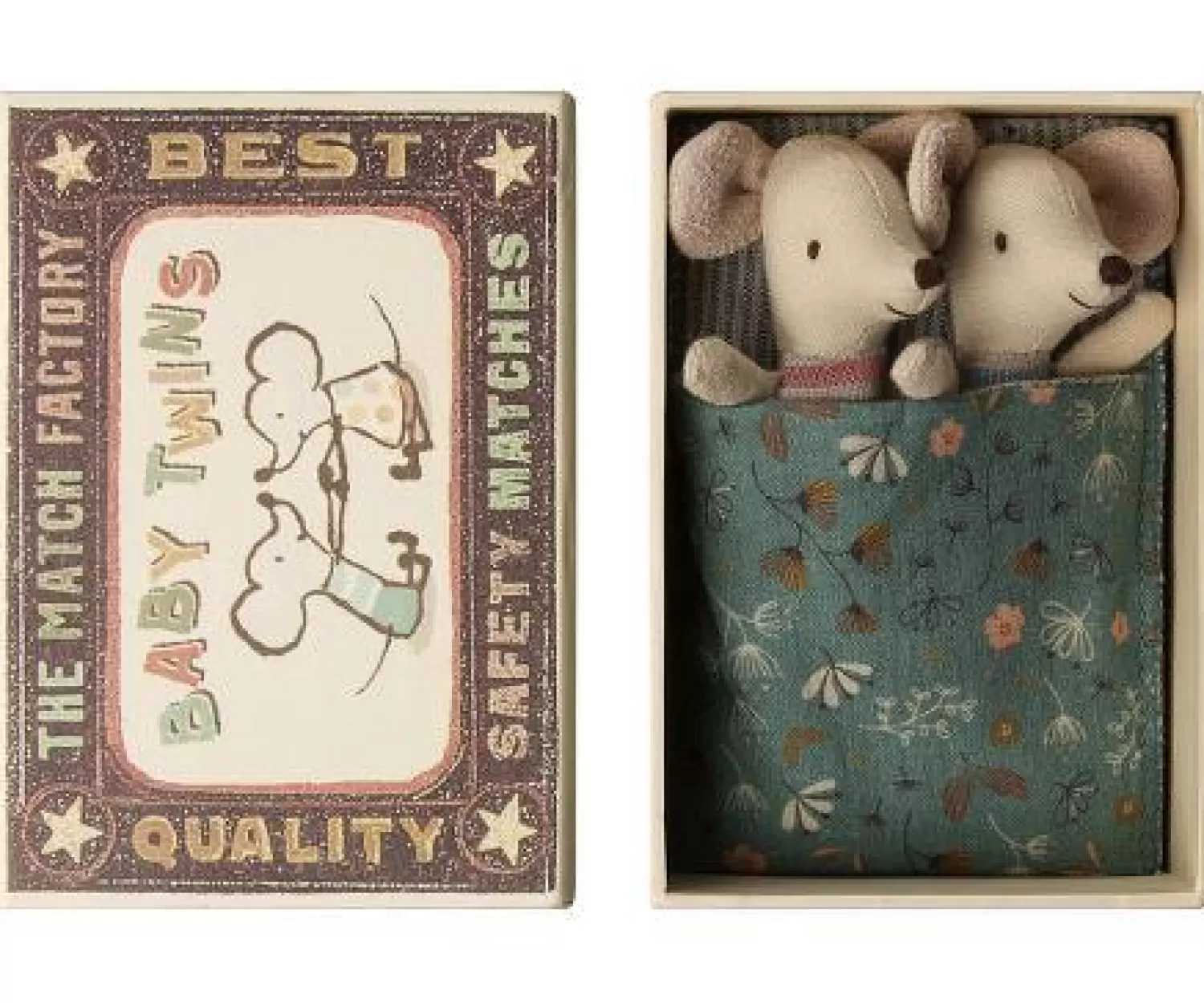 Maileg Baby Mice Twins In A Box Discount