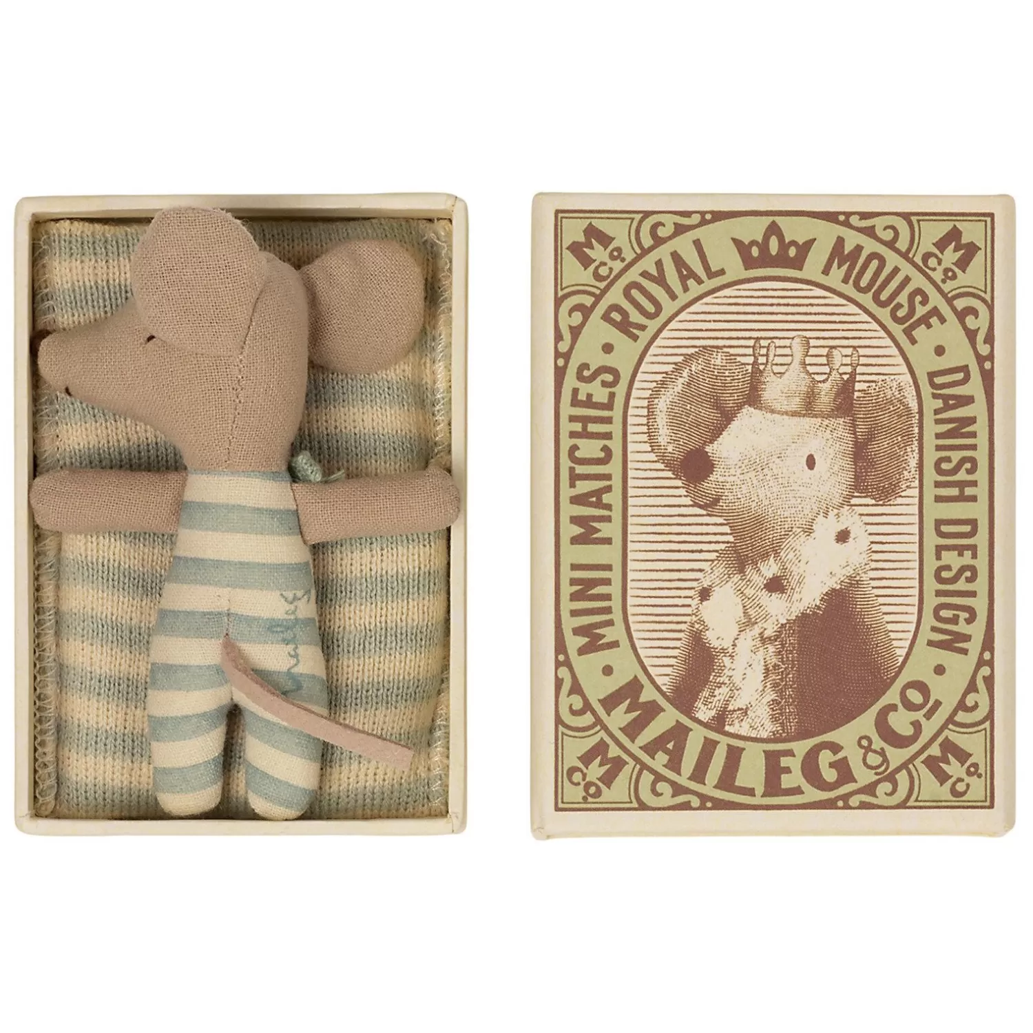 Maileg Baby Mouse In Matchbox Boy Flash Sale