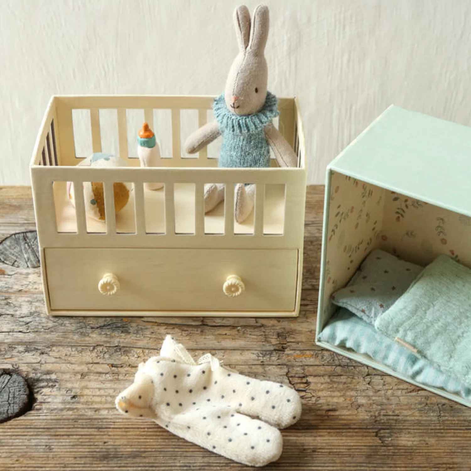 Maileg Baby Room With Micro Bunny Shop