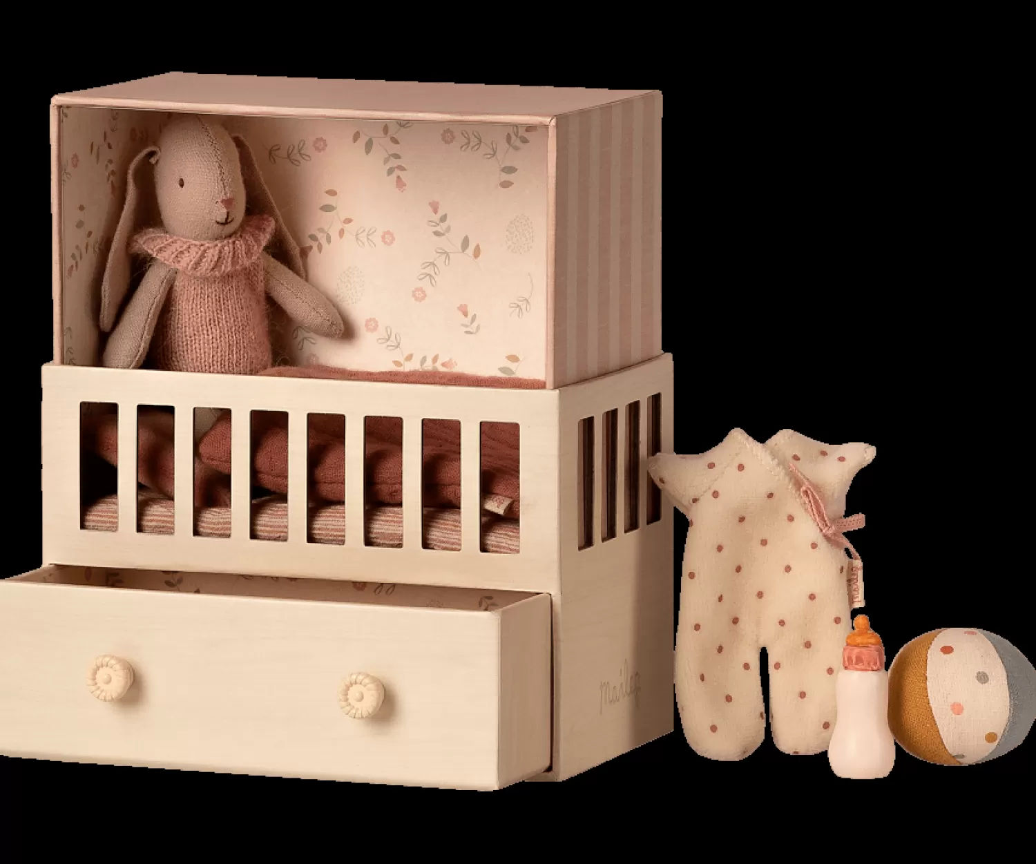 Maileg Baby Room With Micro Bunny Online