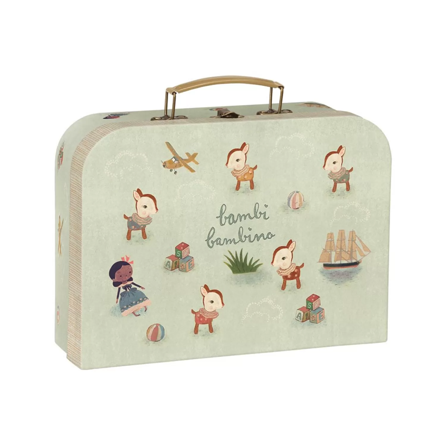 Maileg Bambi Suitcase – Mint Best