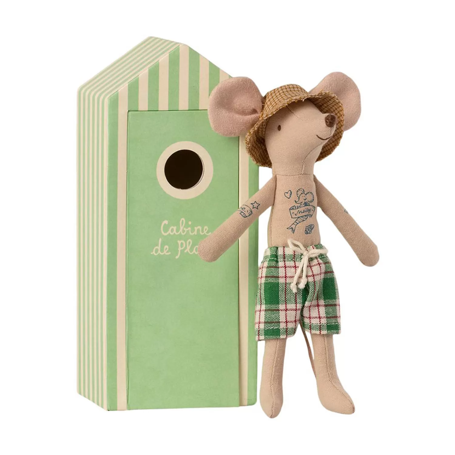 Maileg Beach Mice Dad In Cabin De Plage Online