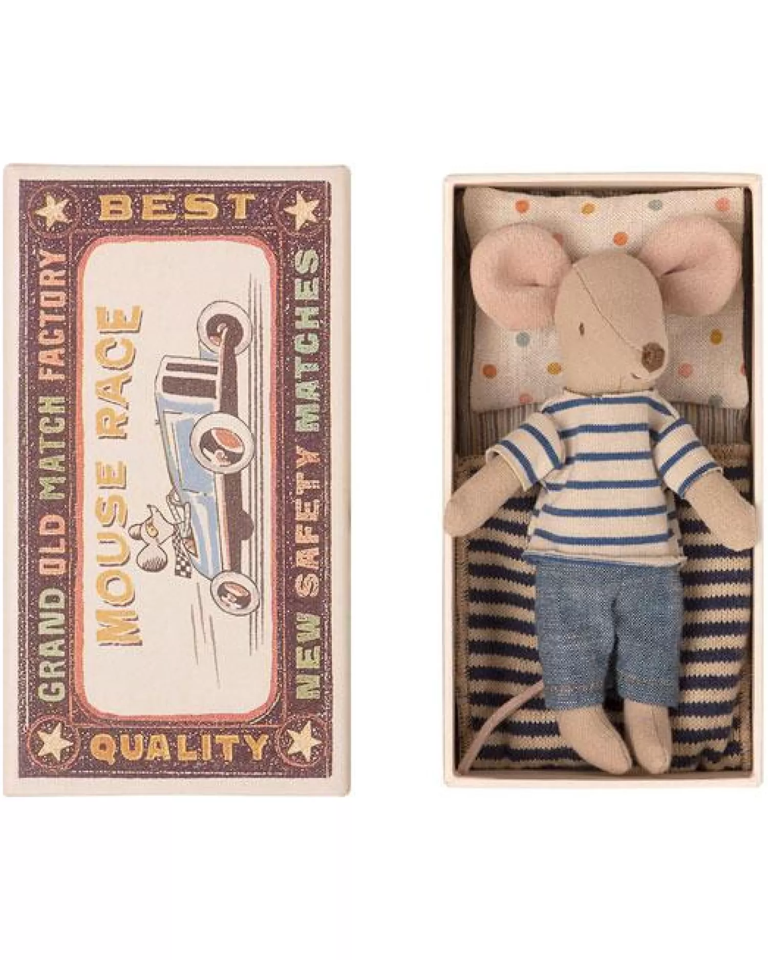 Maileg Big Brother Mouse In Matchbox Best