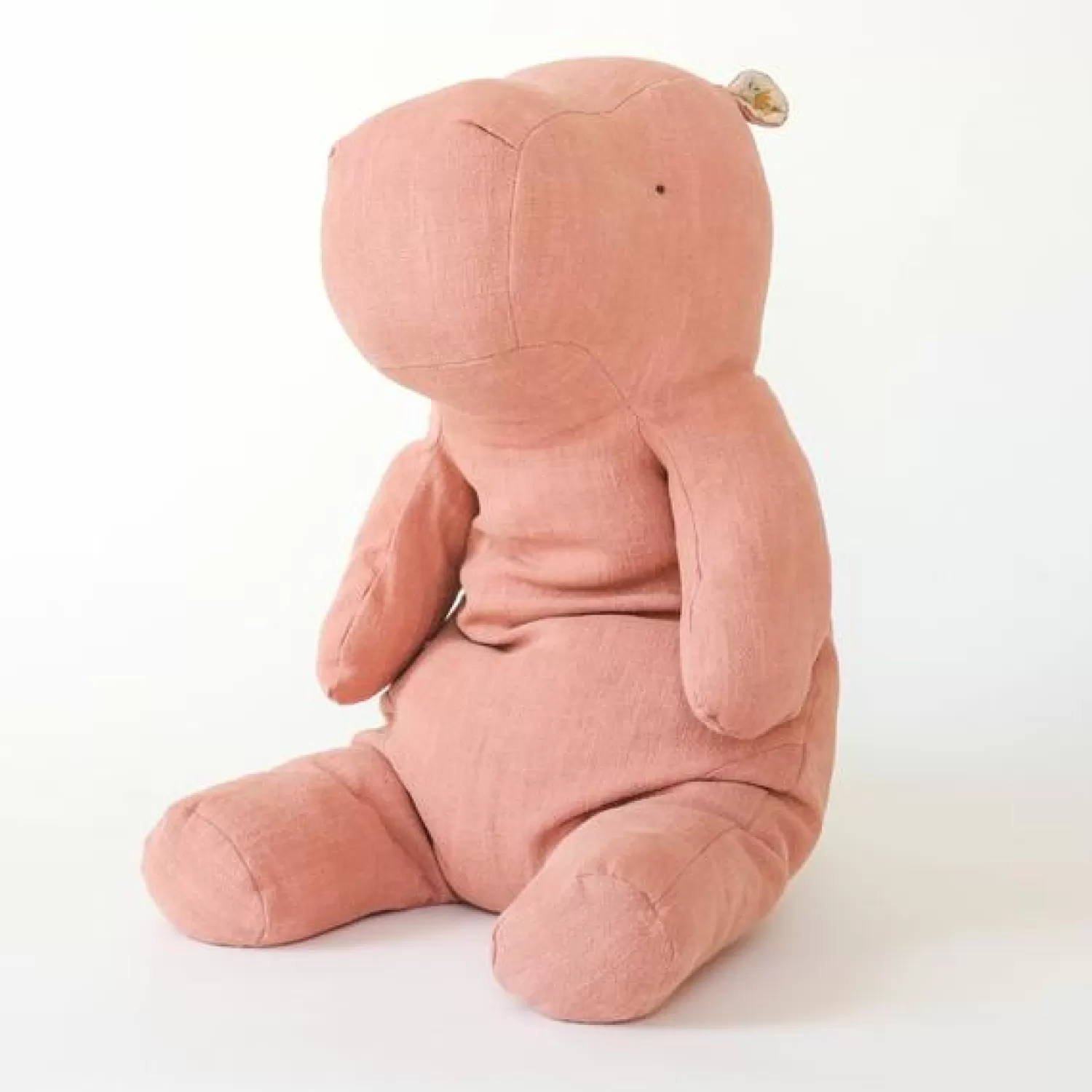 Maileg Big Hippo Toy Dusty Rose Clearance