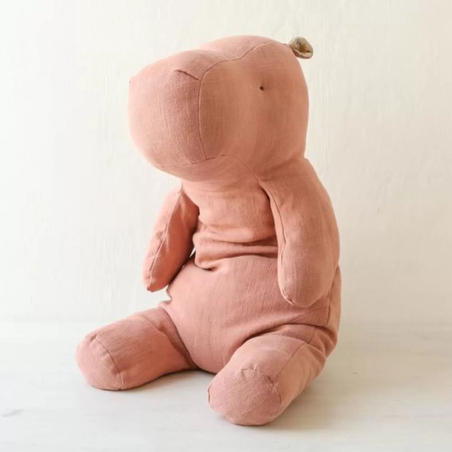 Maileg Big Hippo Toy Dusty Rose Clearance