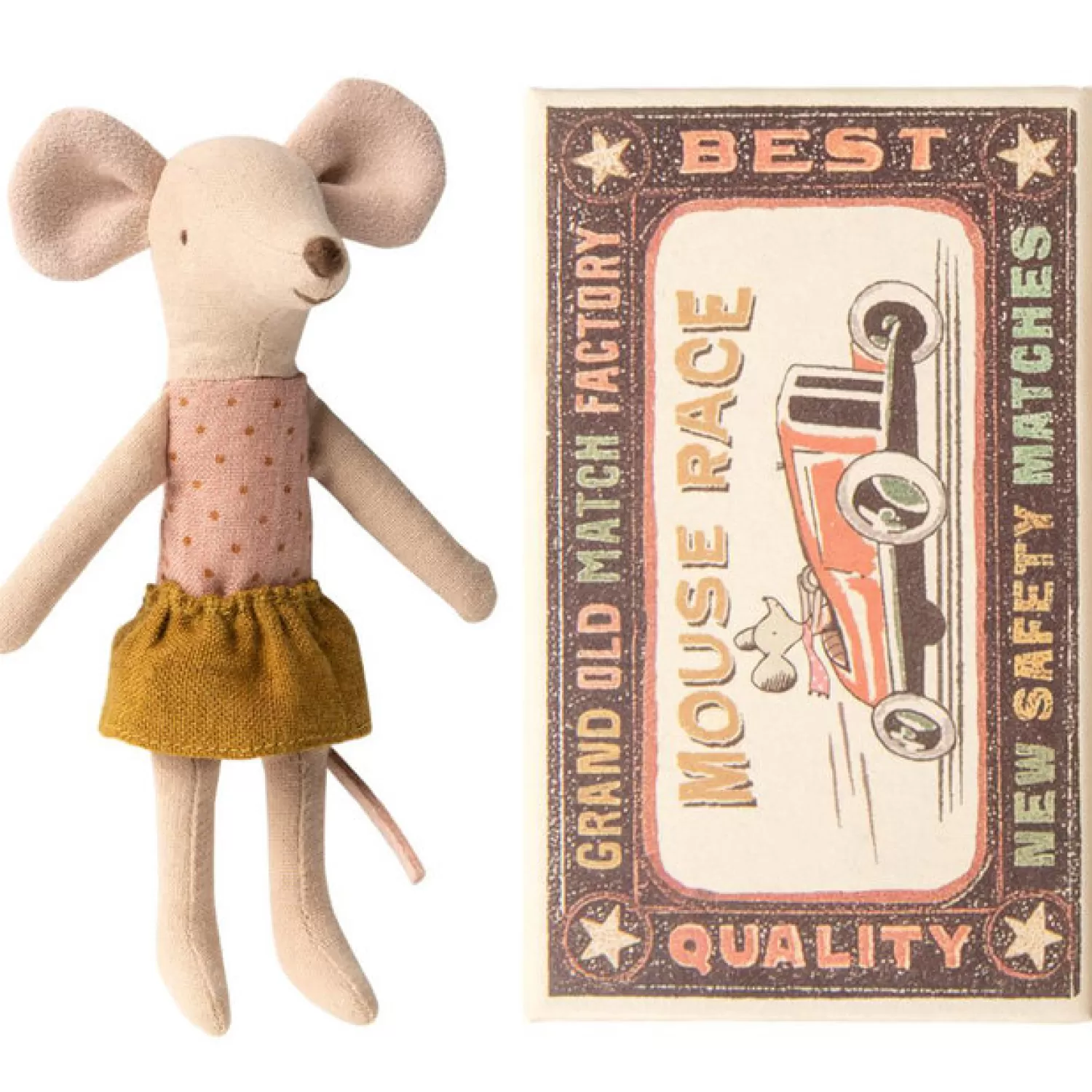 Maileg Big Sister Mouse In The Matchbox Shop