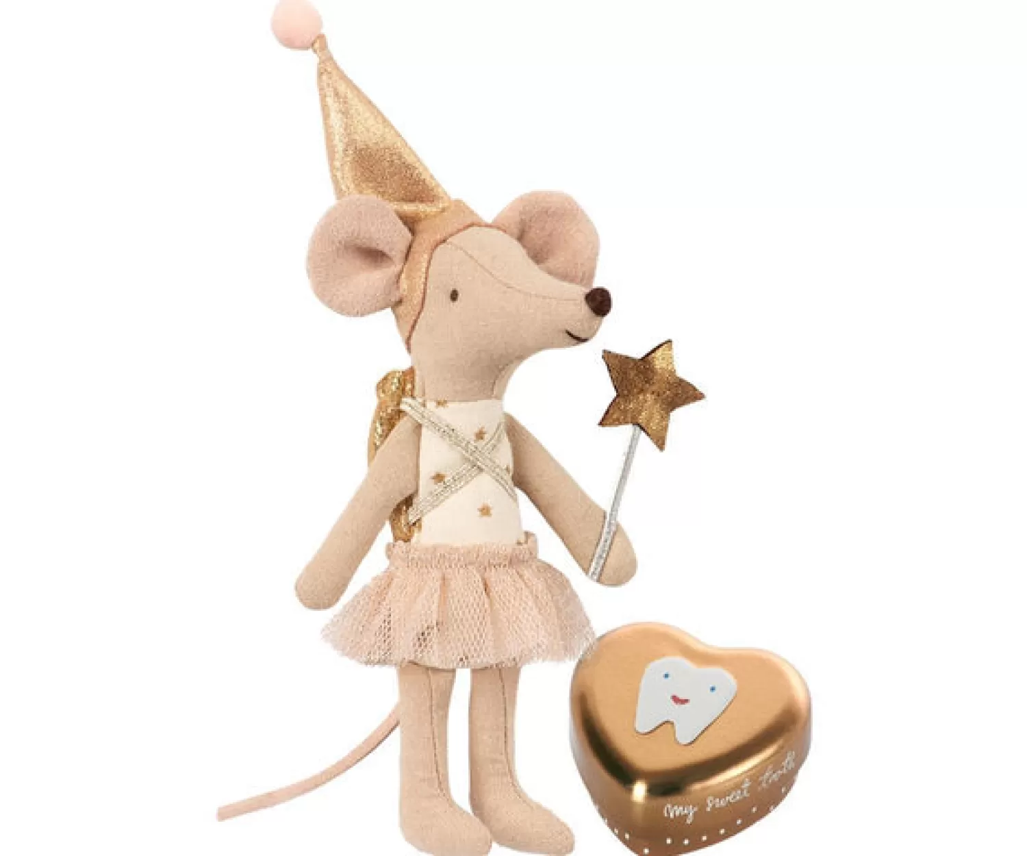 Maileg Big Sister Mouse Tooth Fairy With Metal Box Clearance