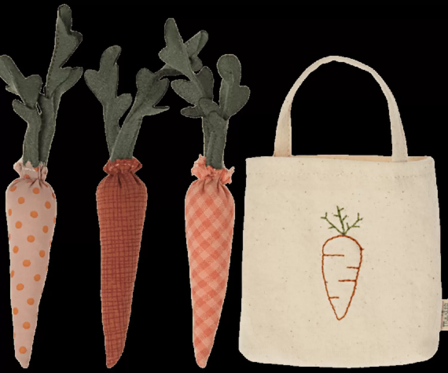 Maileg Carrots In Shopping Bag New