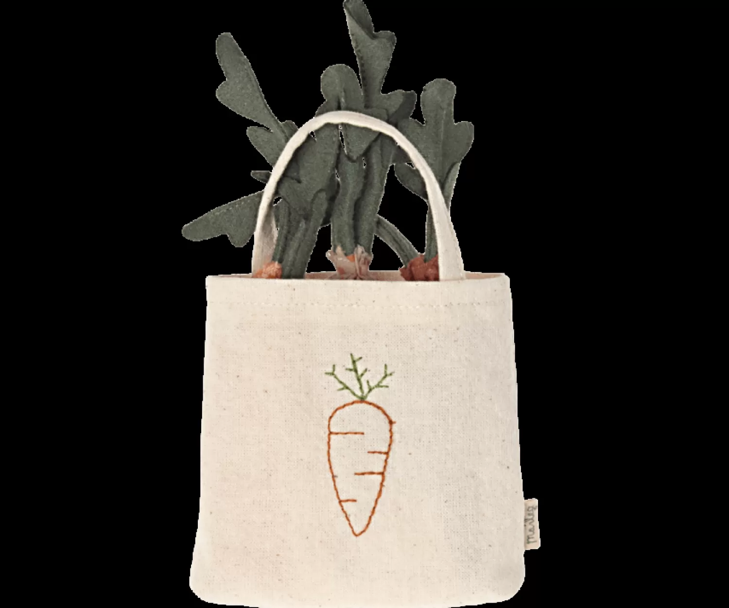 Maileg Carrots In Shopping Bag, Mini Fashion