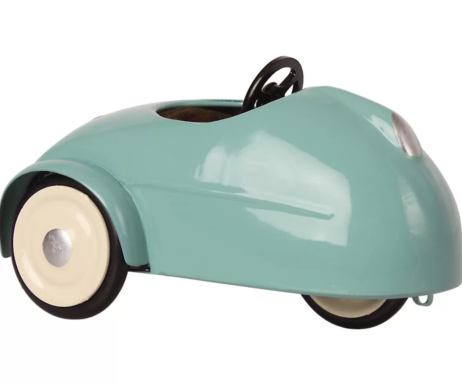 Maileg Christmas Mouse Car With Garage Blue Fashion