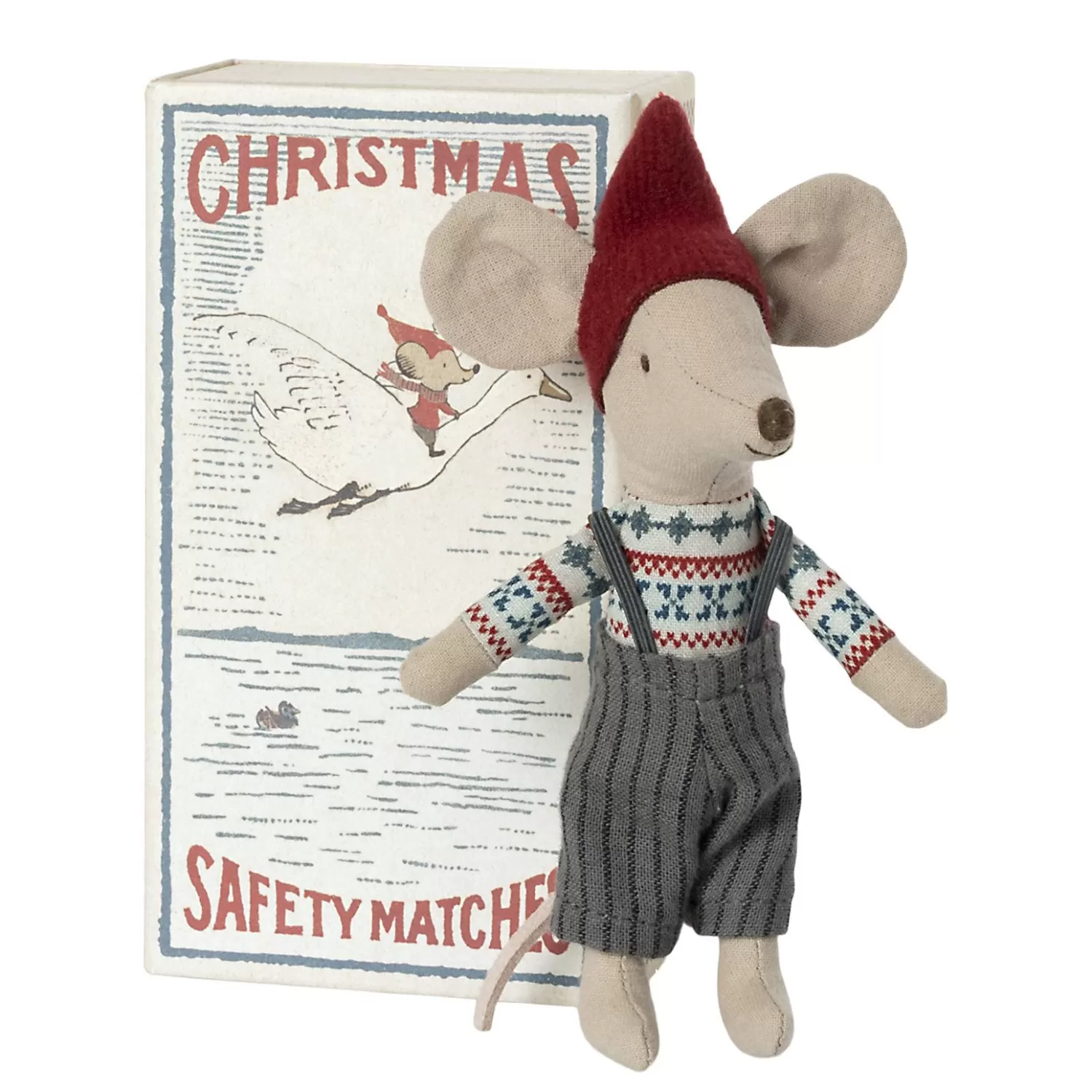 Maileg Christmas Mouse In Matchbox Big Brother New