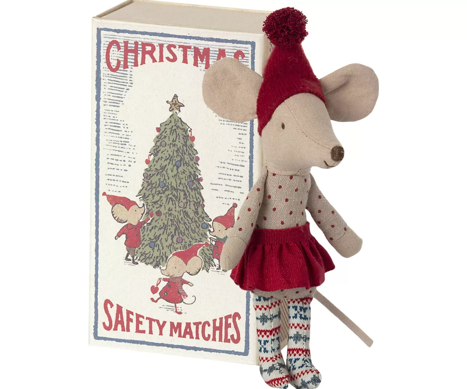 Maileg Christmas Mouse In Matchbox Big Sister Hot