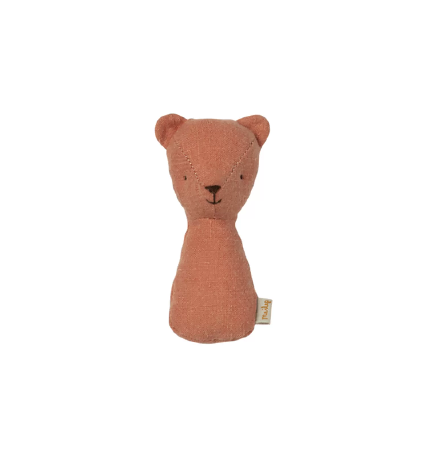 Maileg Coral Teddy Lullaby Rattle Store