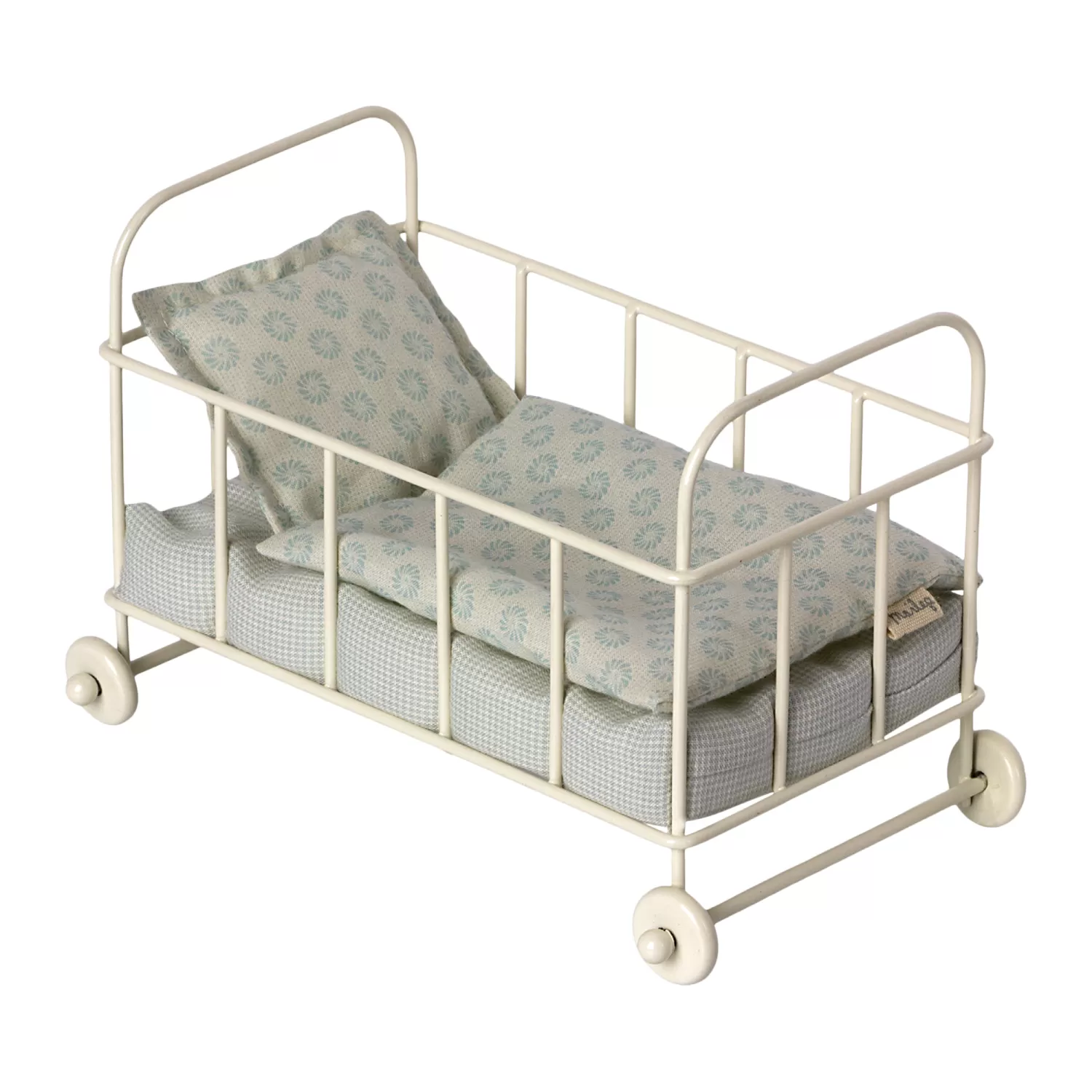 Maileg Cot Bed, Micro – Powder Blue Best