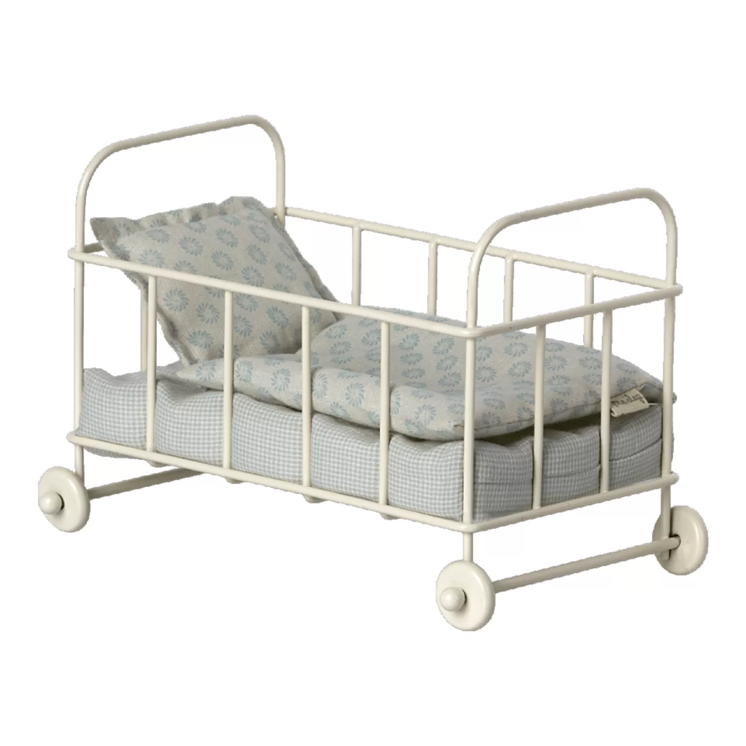 Maileg Cot Bed, Micro – Powder Blue Best