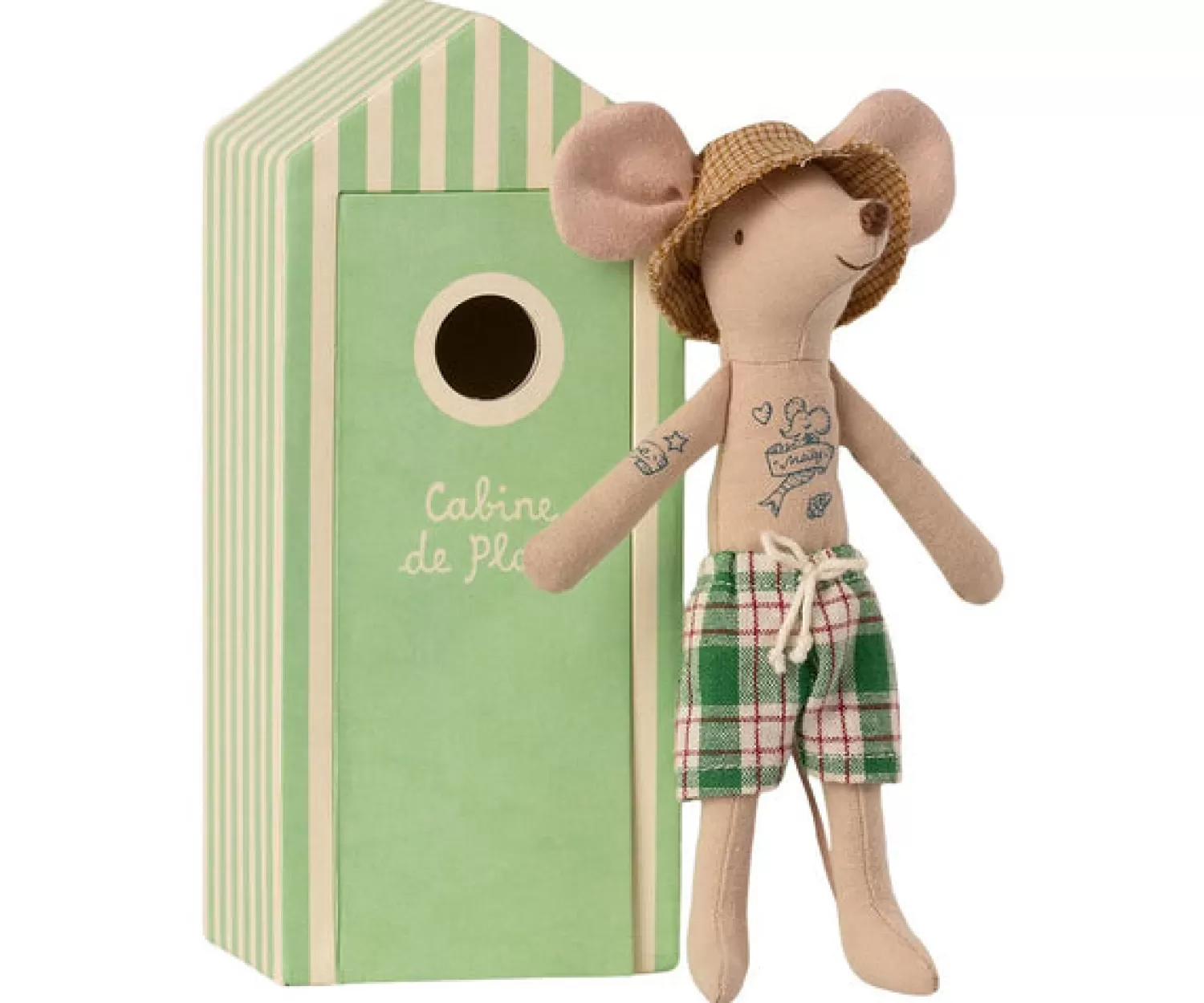 Maileg Dad Mouse In Beach Cabin Outlet