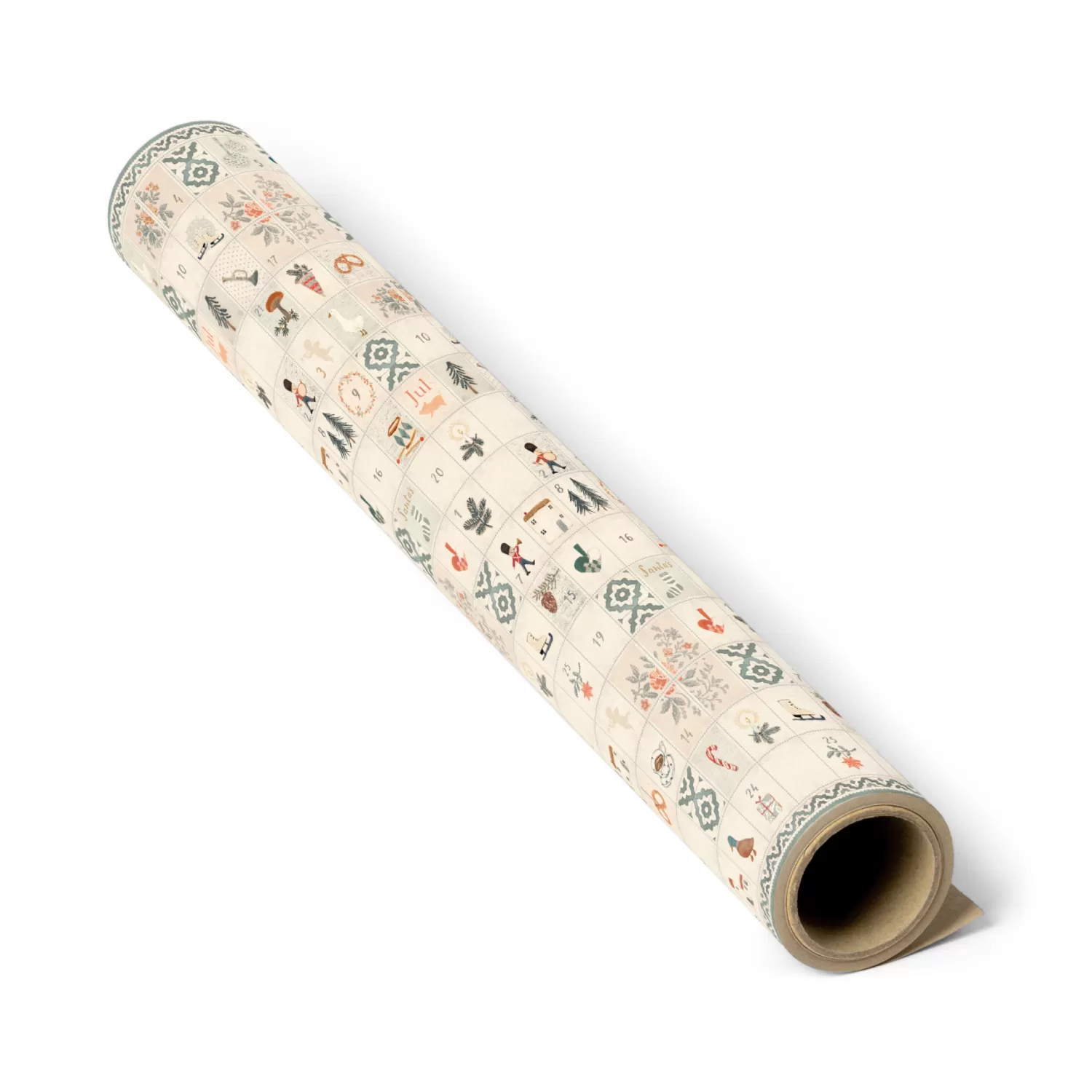 Maileg Days Of December Giftwrap – 10 Meter Roll Outlet