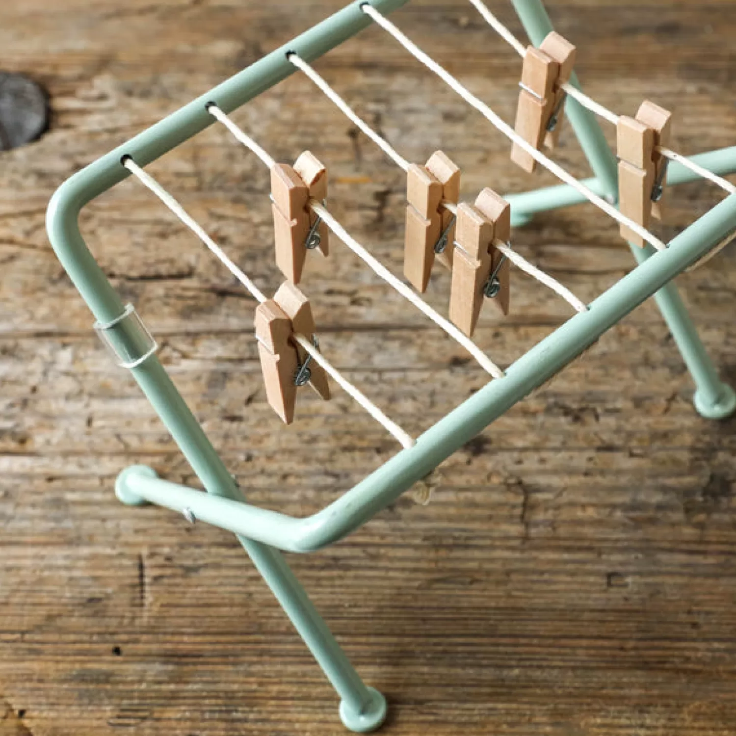 Maileg Drying Rack With Pegs Fashion