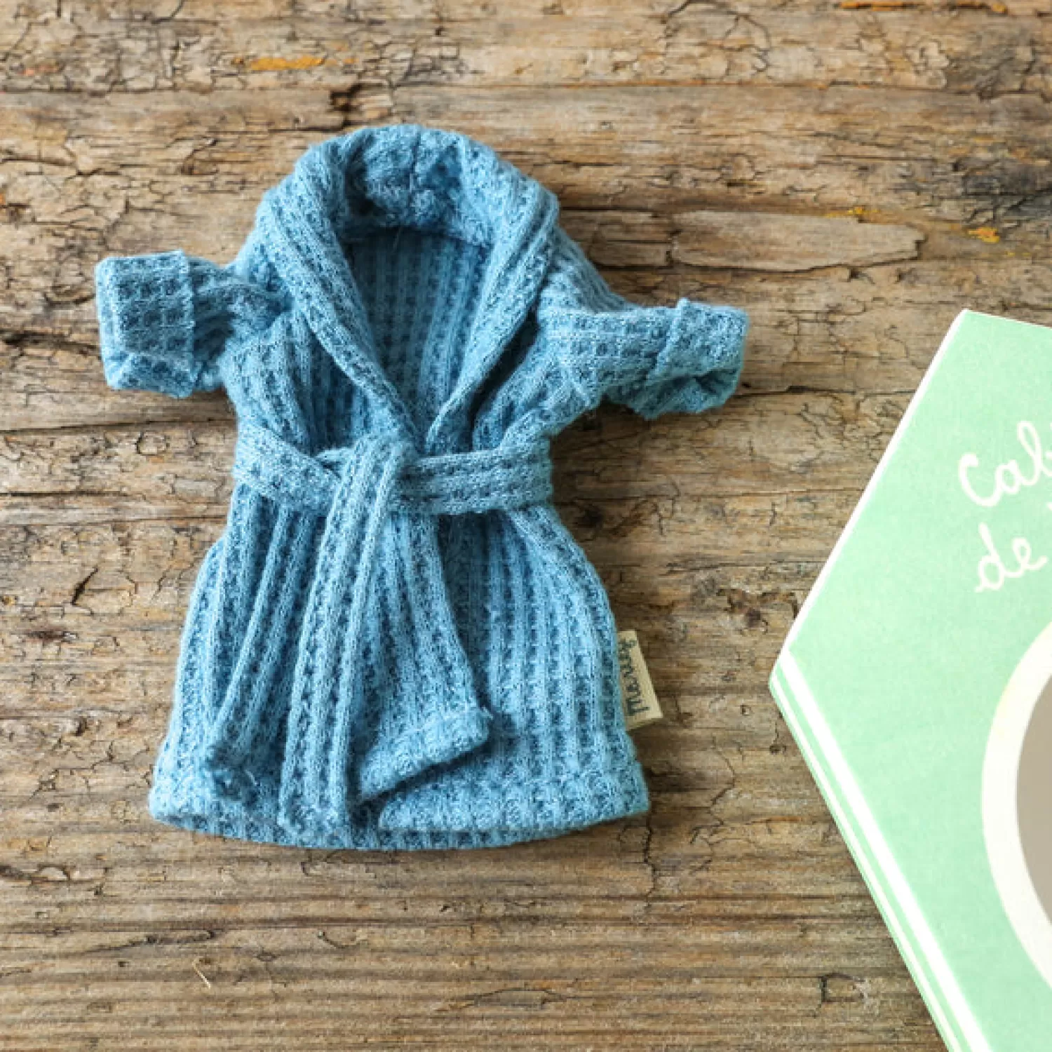 Maileg Dusty Blue Bathrobe For Mum Or Dad Mouse Online