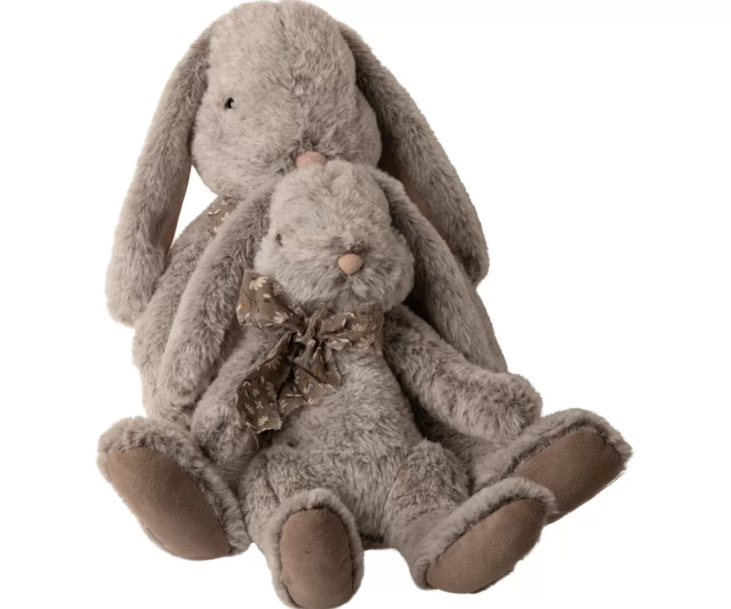 Maileg Fluffy Bunny Rabbit Plush Toy Grey Best