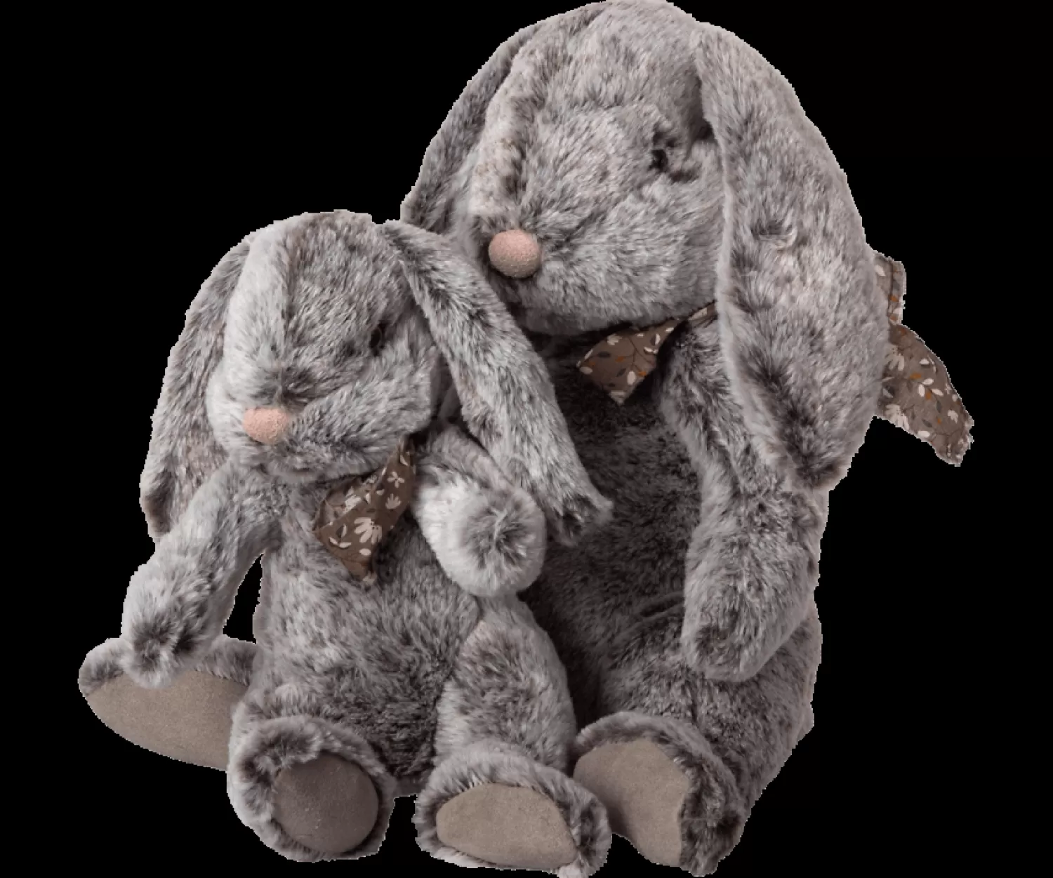 Maileg Fluffy Bunny, X-Large, Grey Clearance