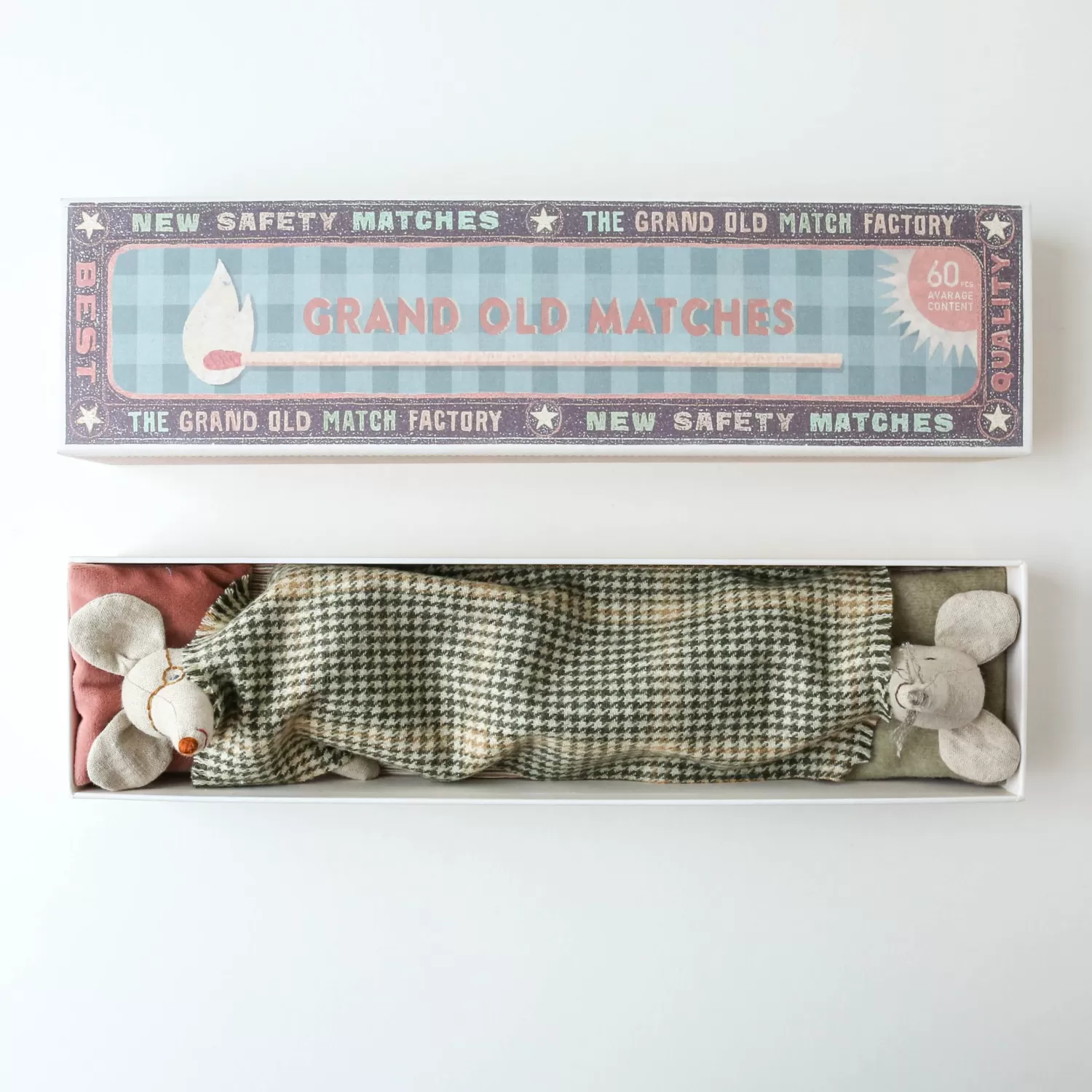 Maileg Grandma Grandpa Mice In Matchbox Shop