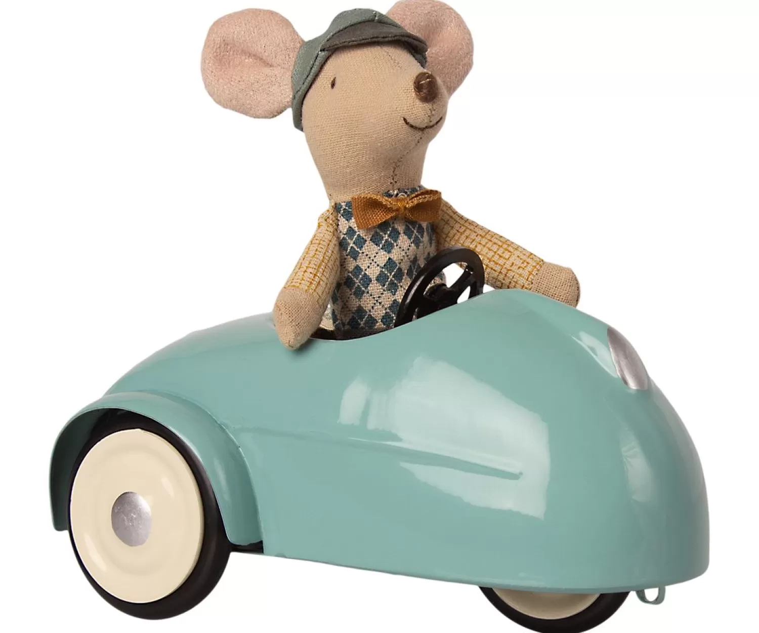 Maileg Little Brother Mouse Car With Garage Blue Store