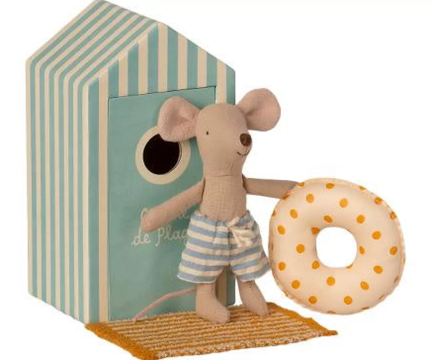 Maileg Little Brother Mouse In Beach Cabin Sale