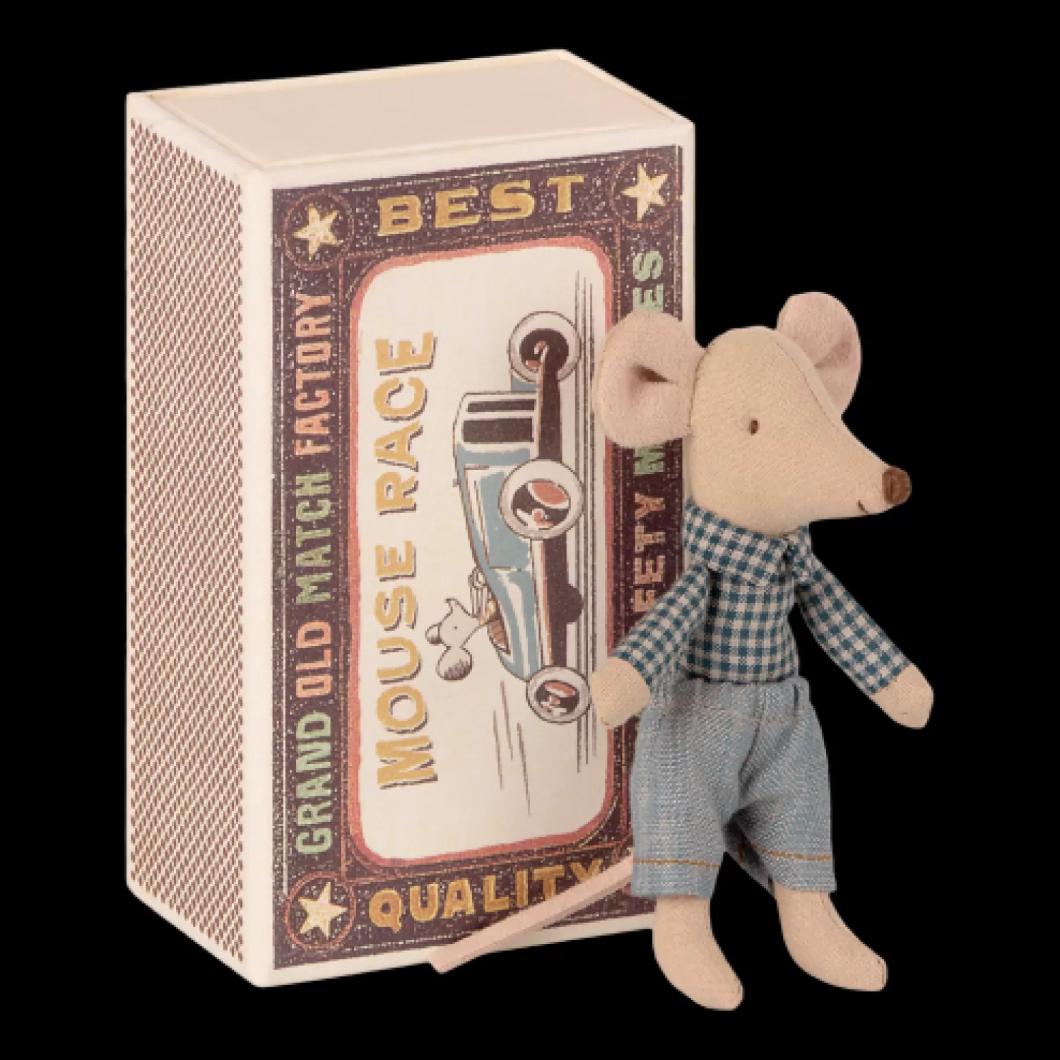 Maileg Little Brother Mouse In Matchbox Store