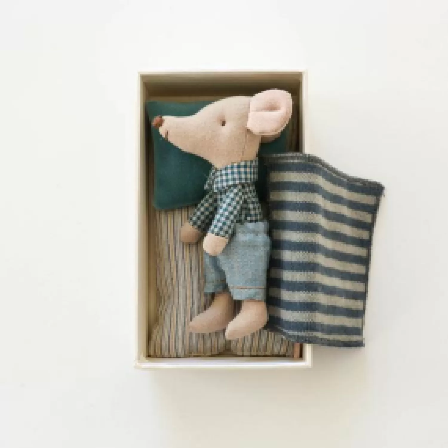 Maileg Little Brother Mouse Toy In Matchbox Shop