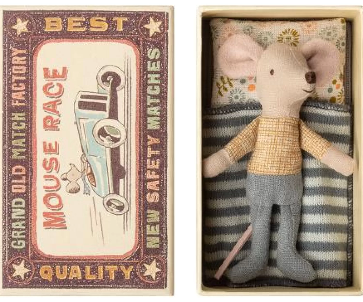 Maileg Matchbox Mouse Little Brother Best