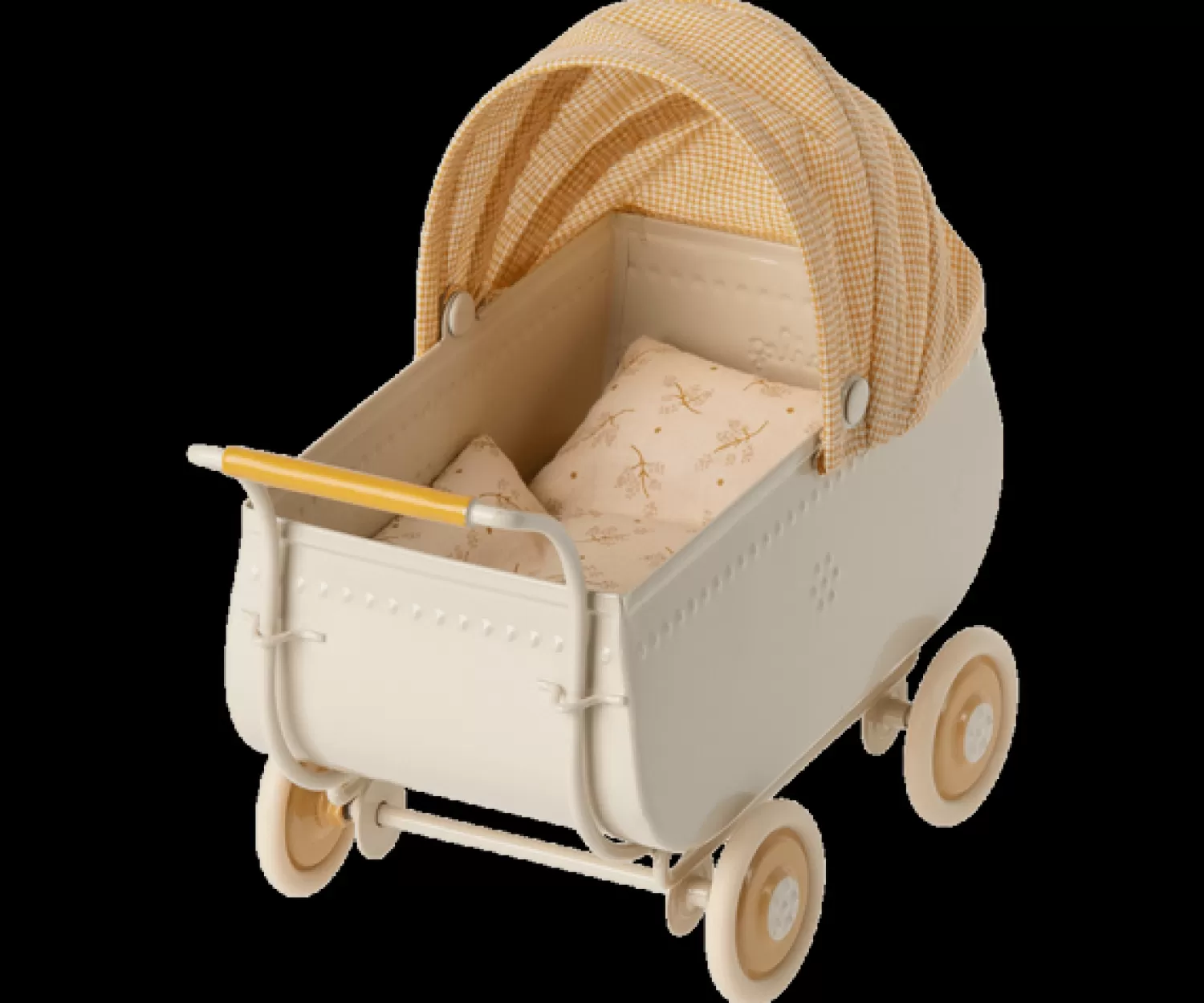 Maileg Micro Pram Yellow By Hot