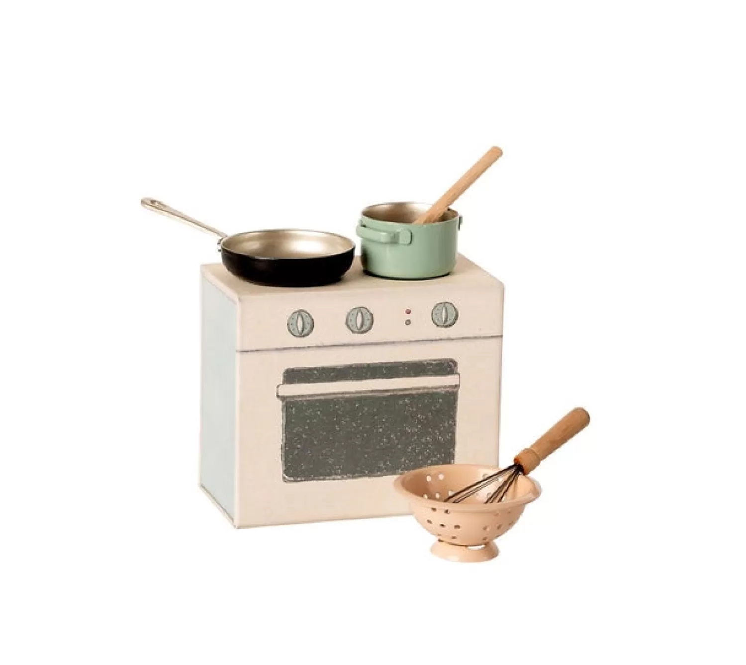 Maileg Mini Cardboard Kitchen With Utensils Online