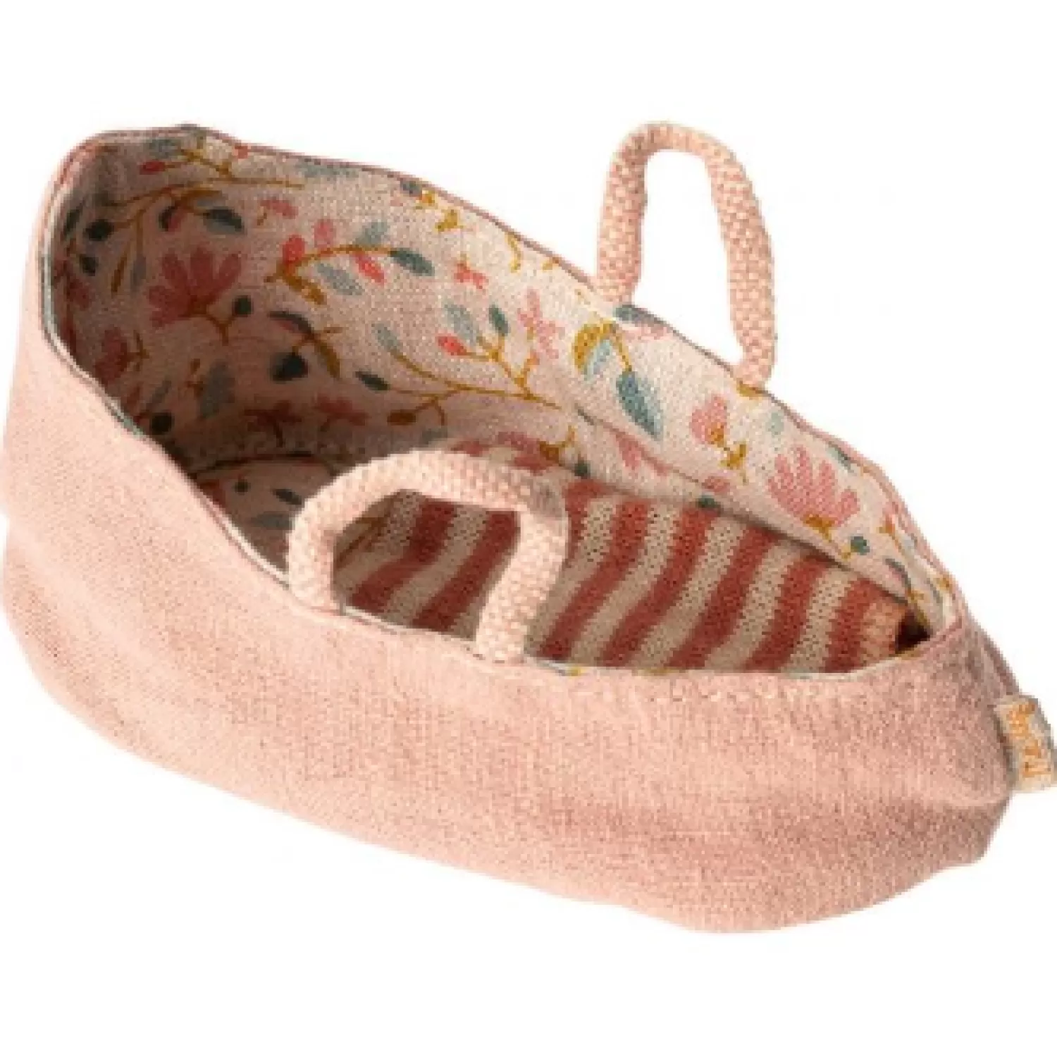 Maileg Mini Fabric Carrycot With Handles Clearance