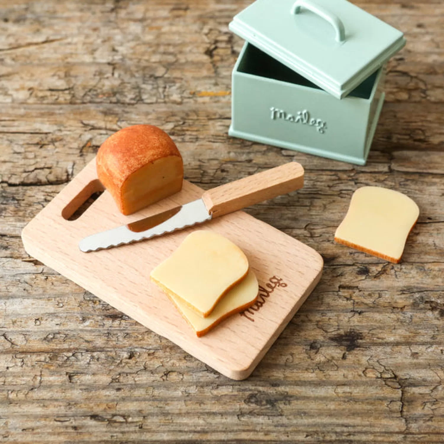 Maileg Miniature Bread Bin Set Cheap