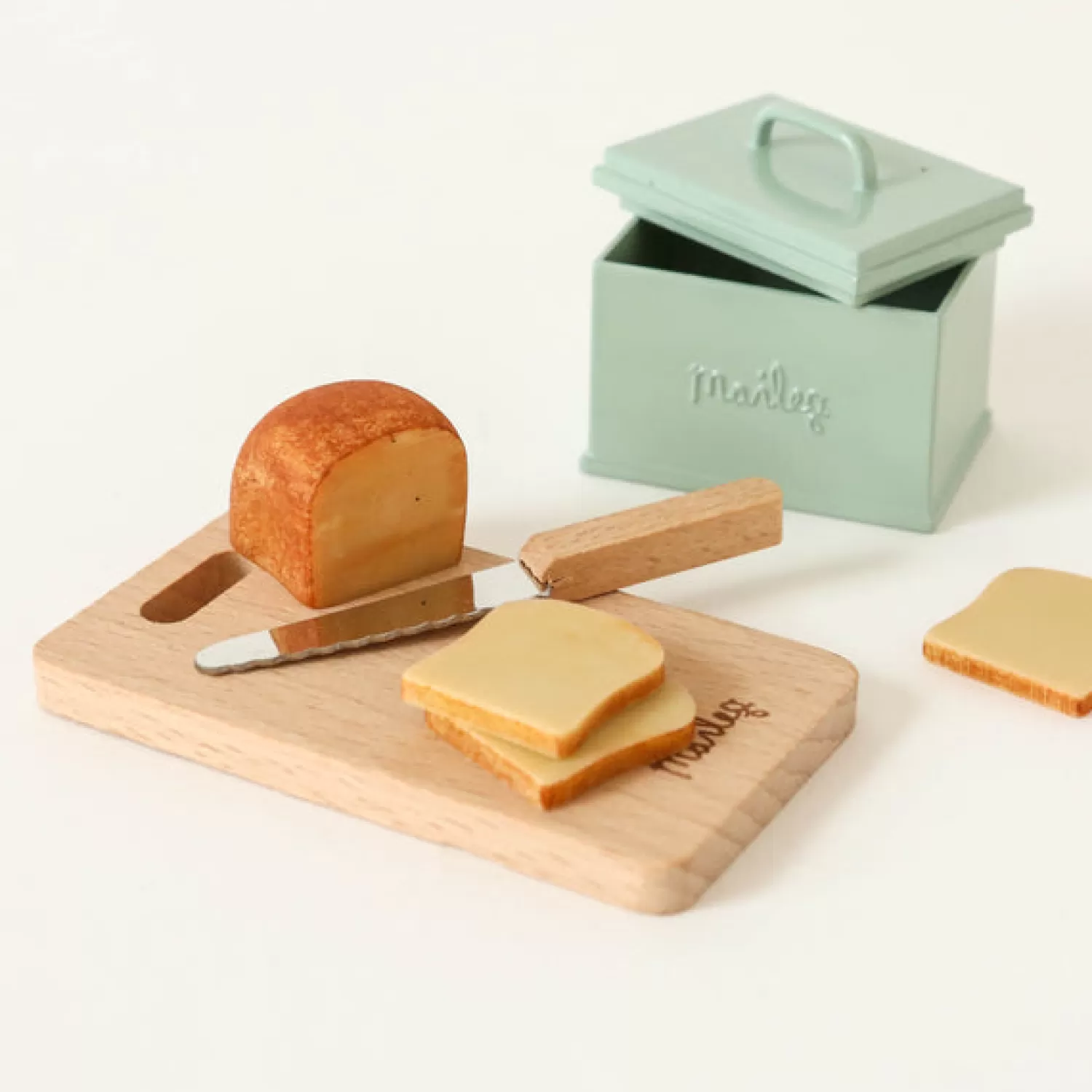 Maileg Miniature Bread Bin Set Cheap