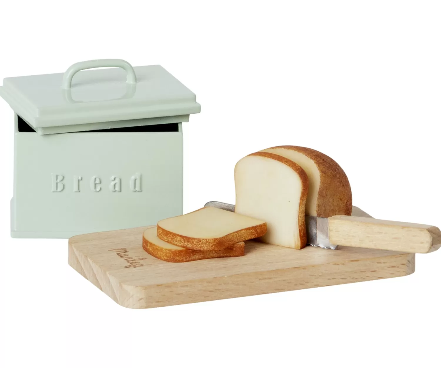 Maileg Miniature Bread Box Cutting Board Knife Online