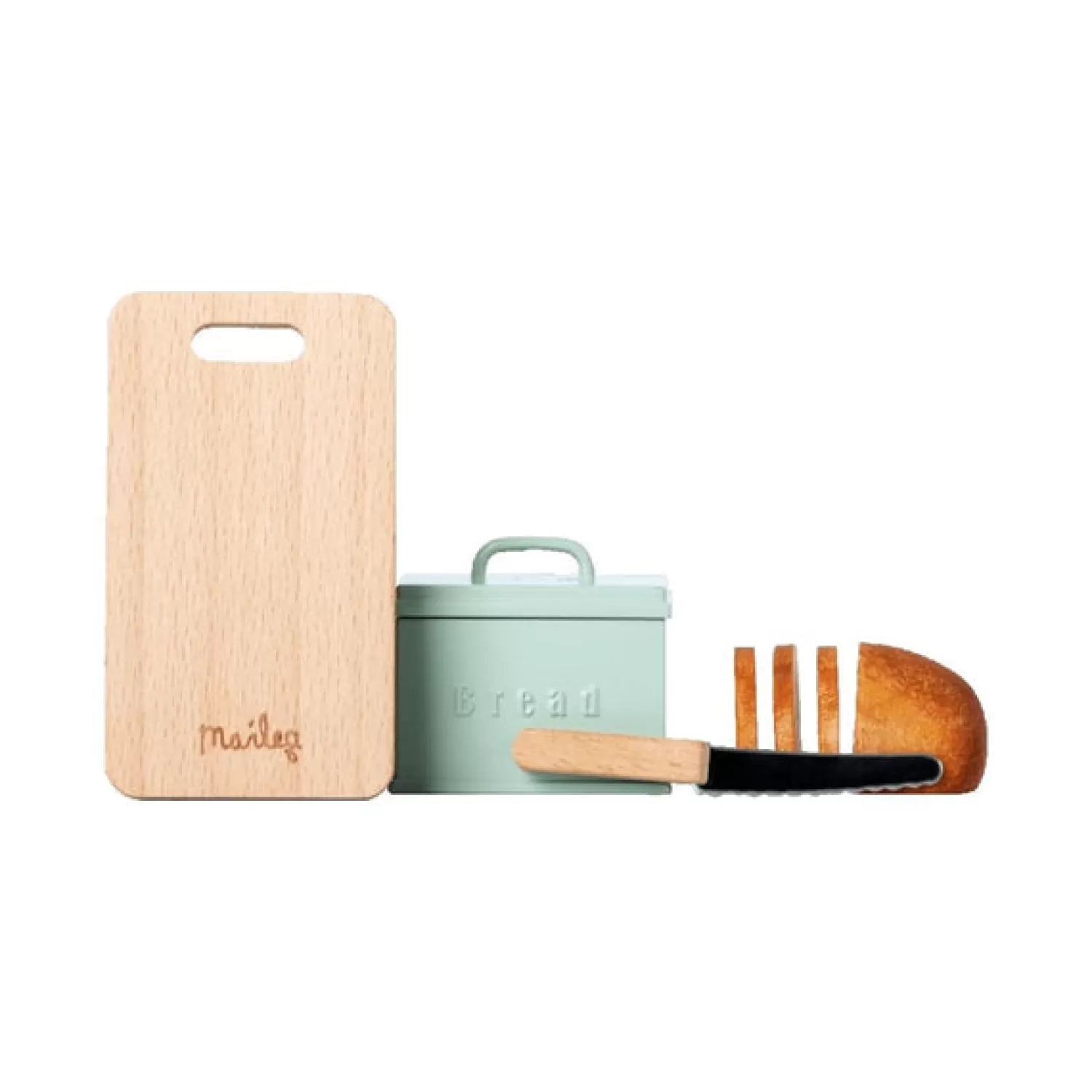 Maileg Miniature Bread Box With Cutting Board And Knife Best