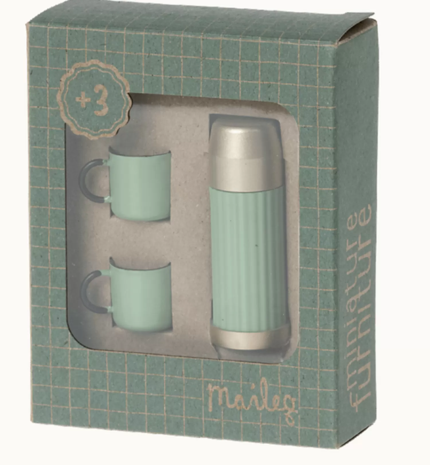 Maileg Mint Thermos And Cups Fashion