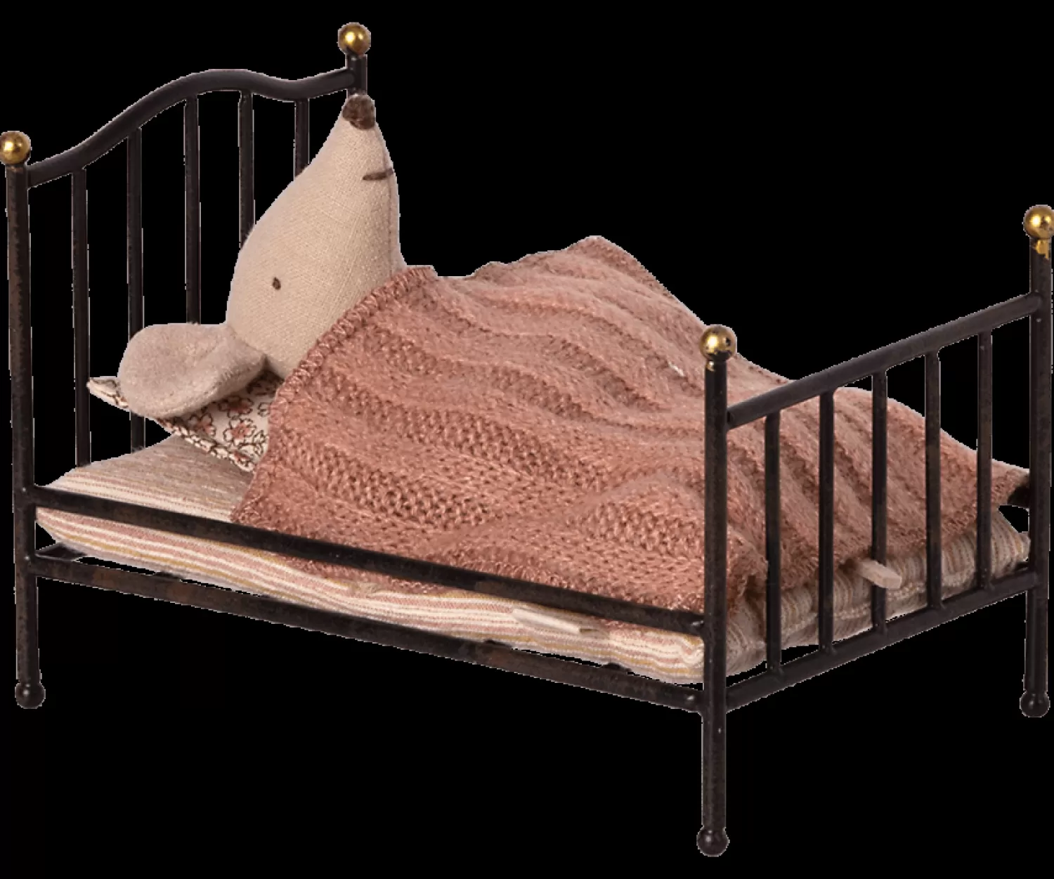 Maileg Mouse Vintage Bed Anthracite Discount