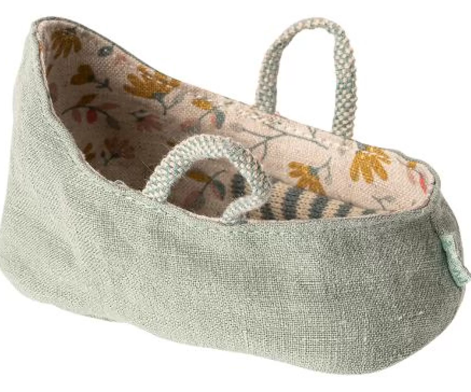 Maileg My Dusty Green Carry Cot Shop