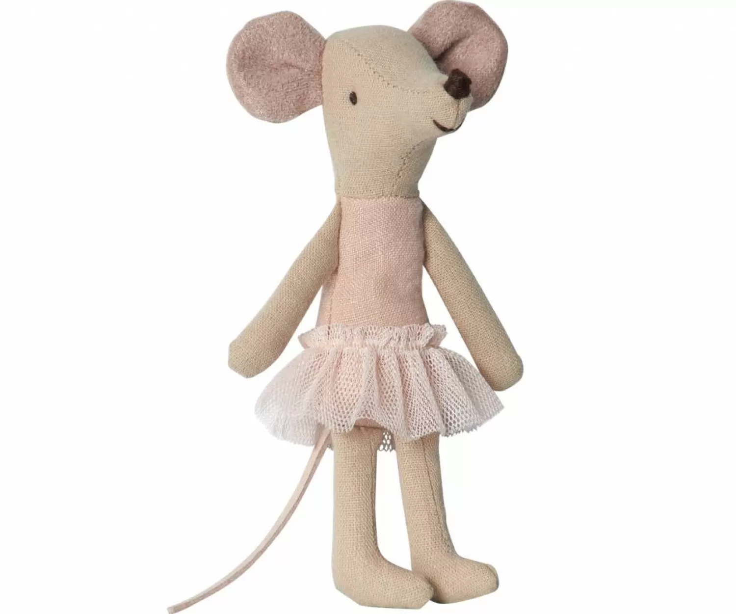 Maileg Natural And Light Pink Big Sister Ballerina Mouse New