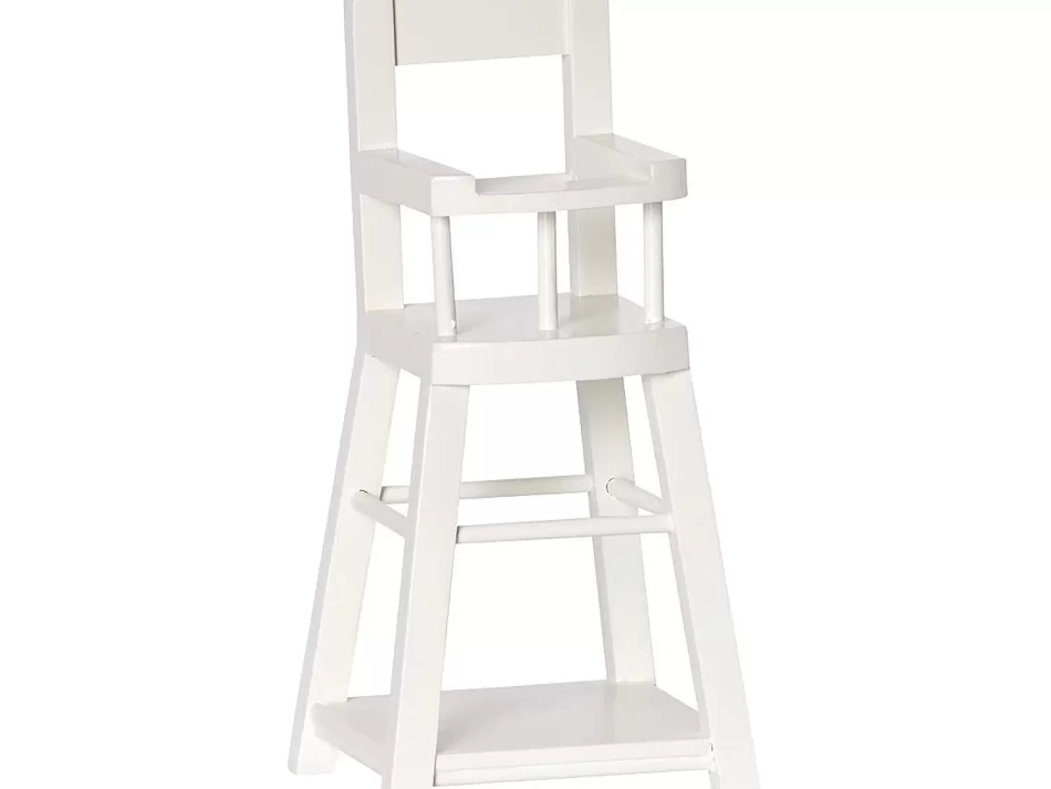 Maileg Off White Wood High Chair For Micro Store