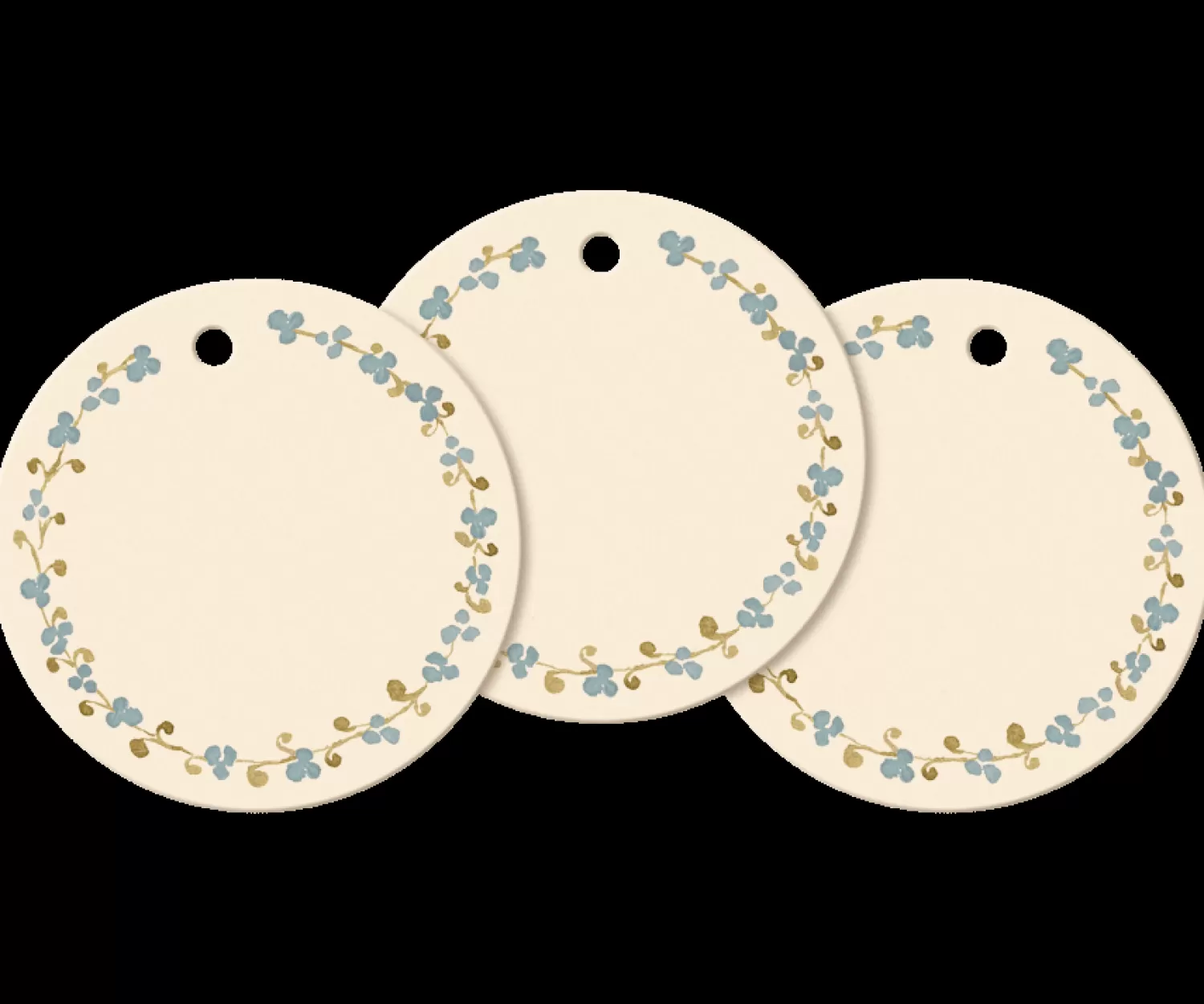 Maileg Round Gift Tags, 15 Pieces Fashion
