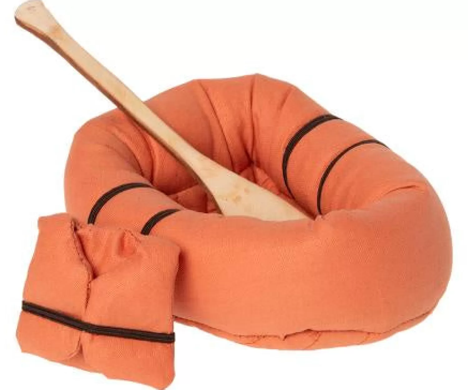 Maileg Rubber Boat And Life Vest Orange Outlet