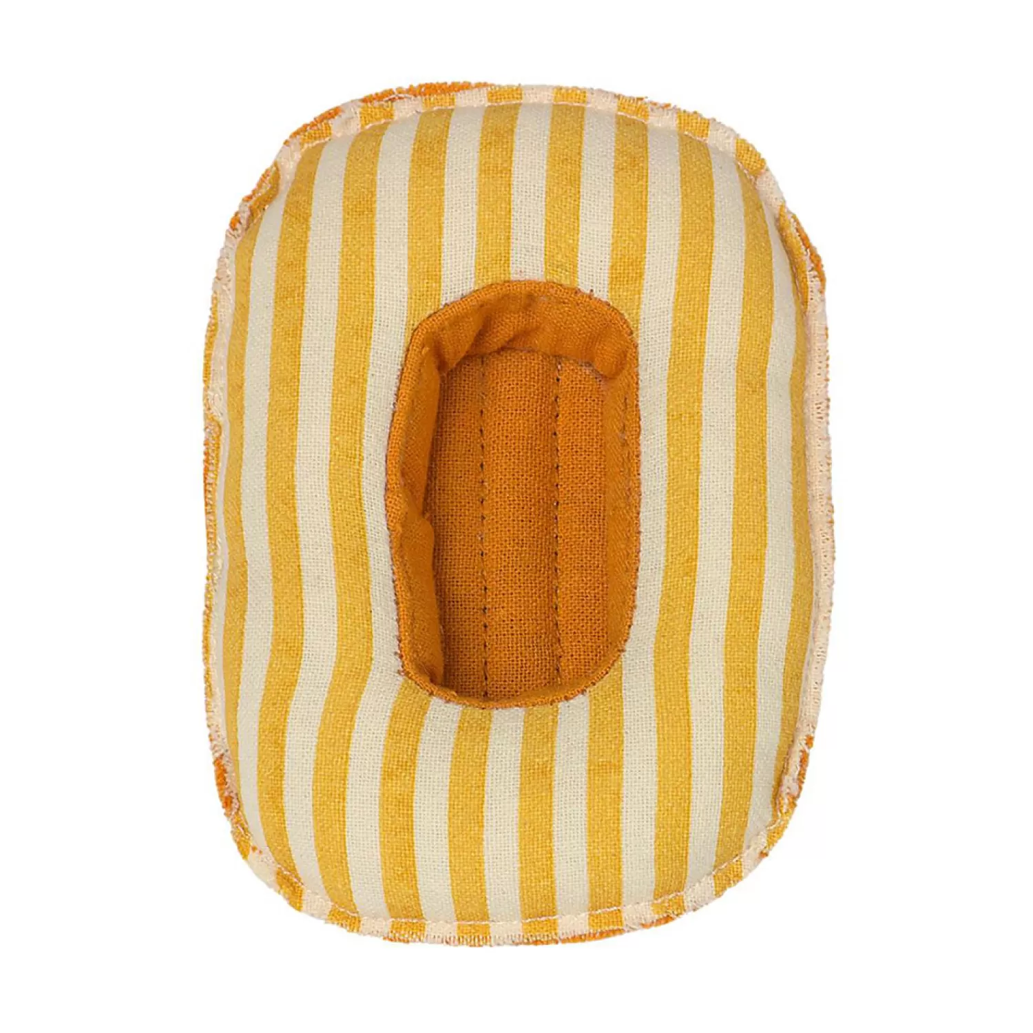 Maileg Rubber Boat For Small Mouse Yellow Stripe New