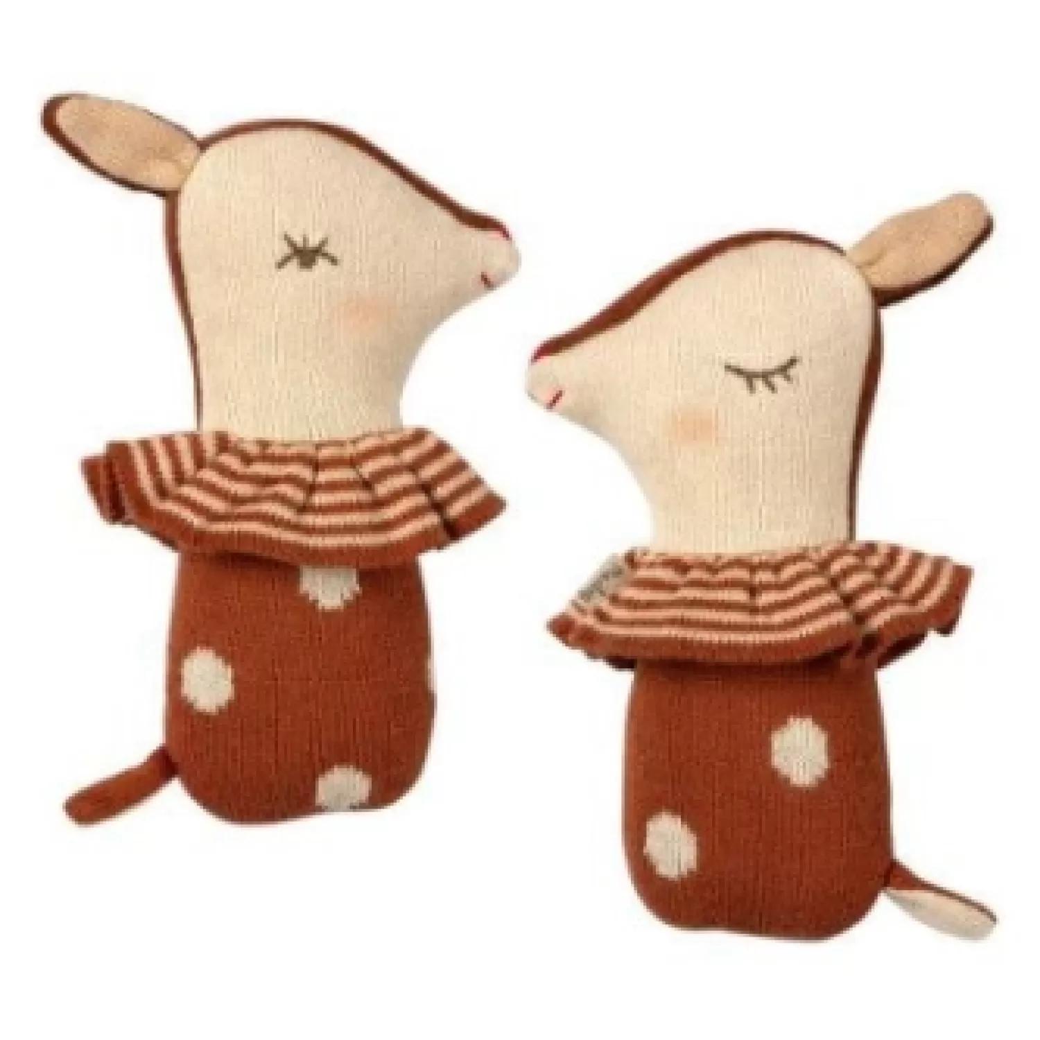 Maileg Rusty Bambi Soft Knitted Rattle Fashion