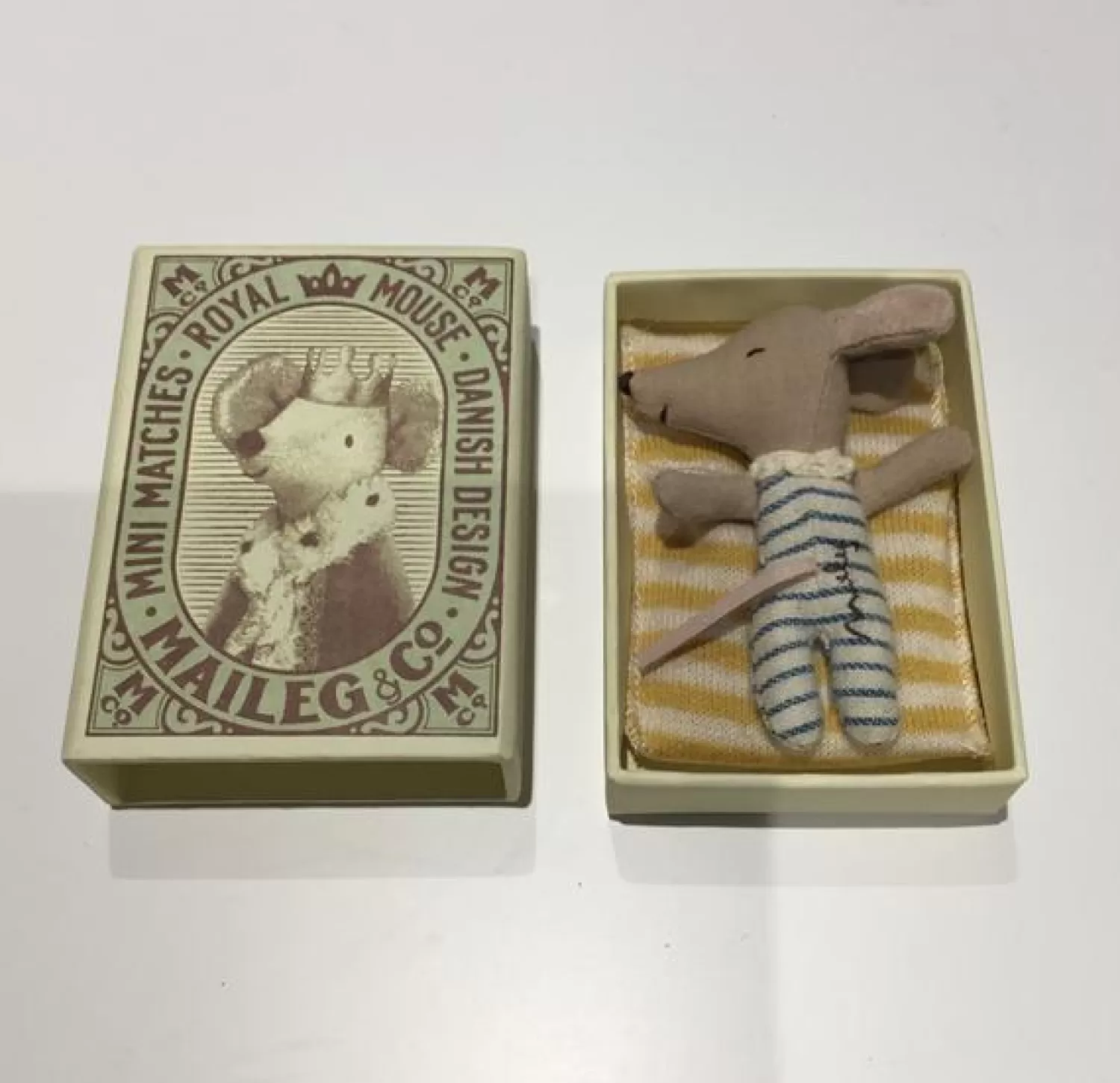 Maileg Sleepy Wakey Mouse In Matchbox Best