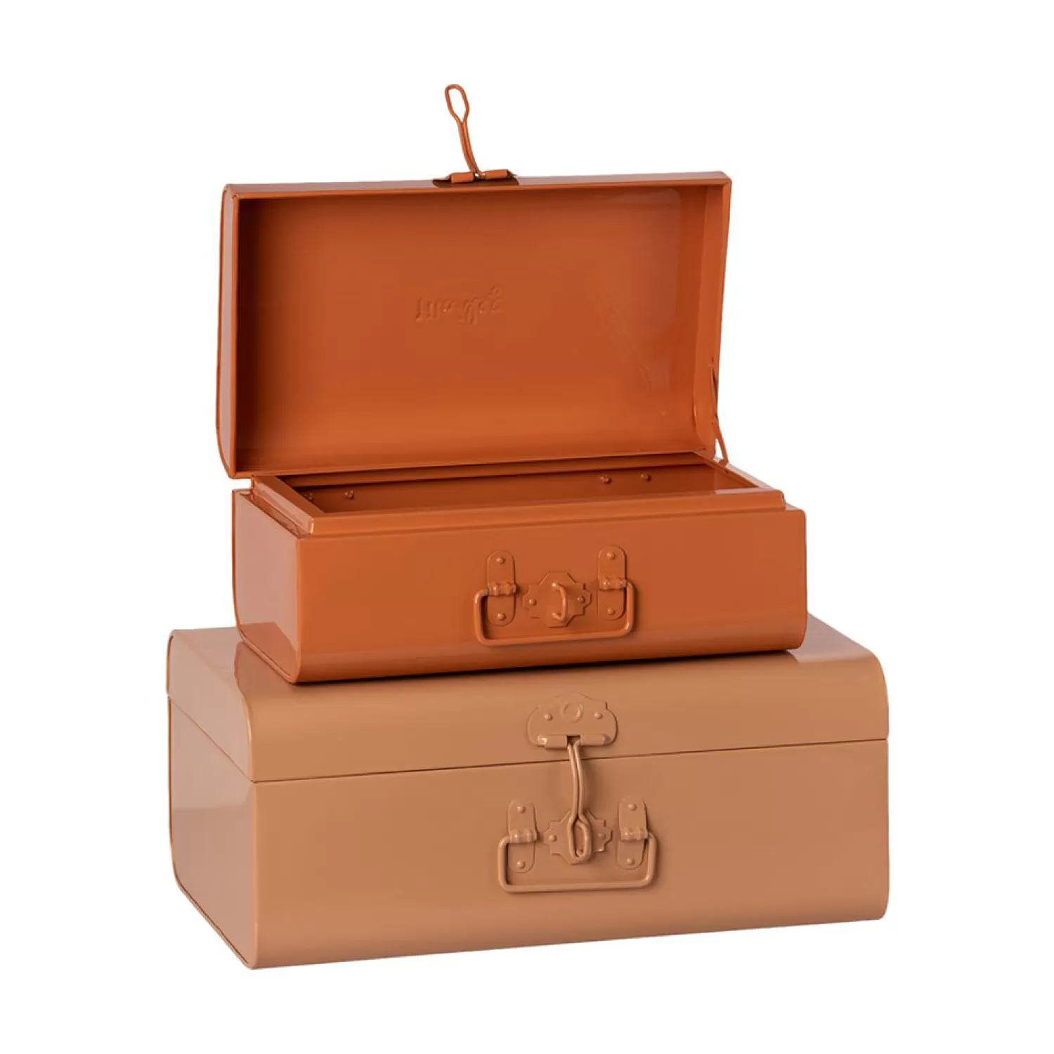 Maileg Storage Suitcase Set Powder / Rose Hot